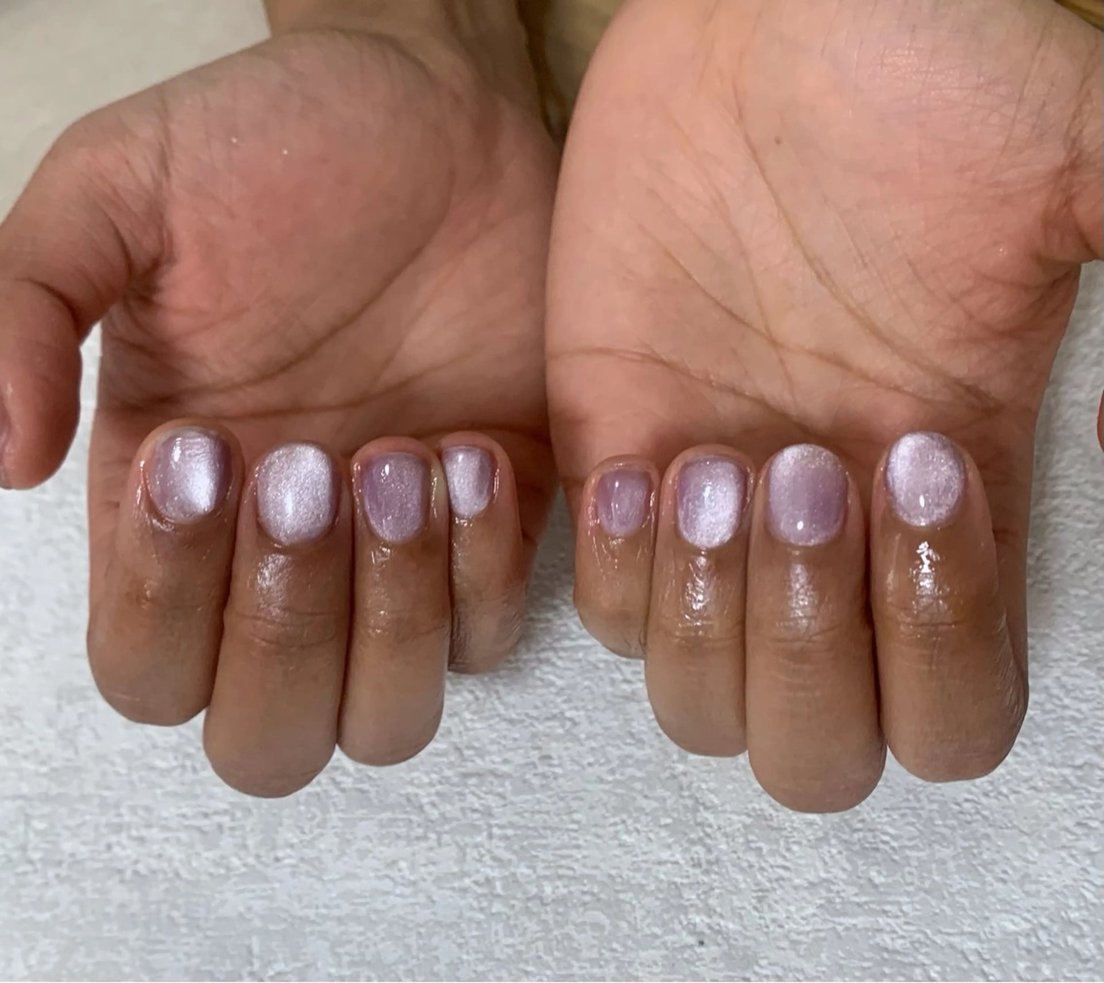 ネイル オーロラネイル フットネイル フレンチネイル ジェルネイル 韓国ネイル ハンドネイル Mogu nail 二子玉川のネイルデザイン