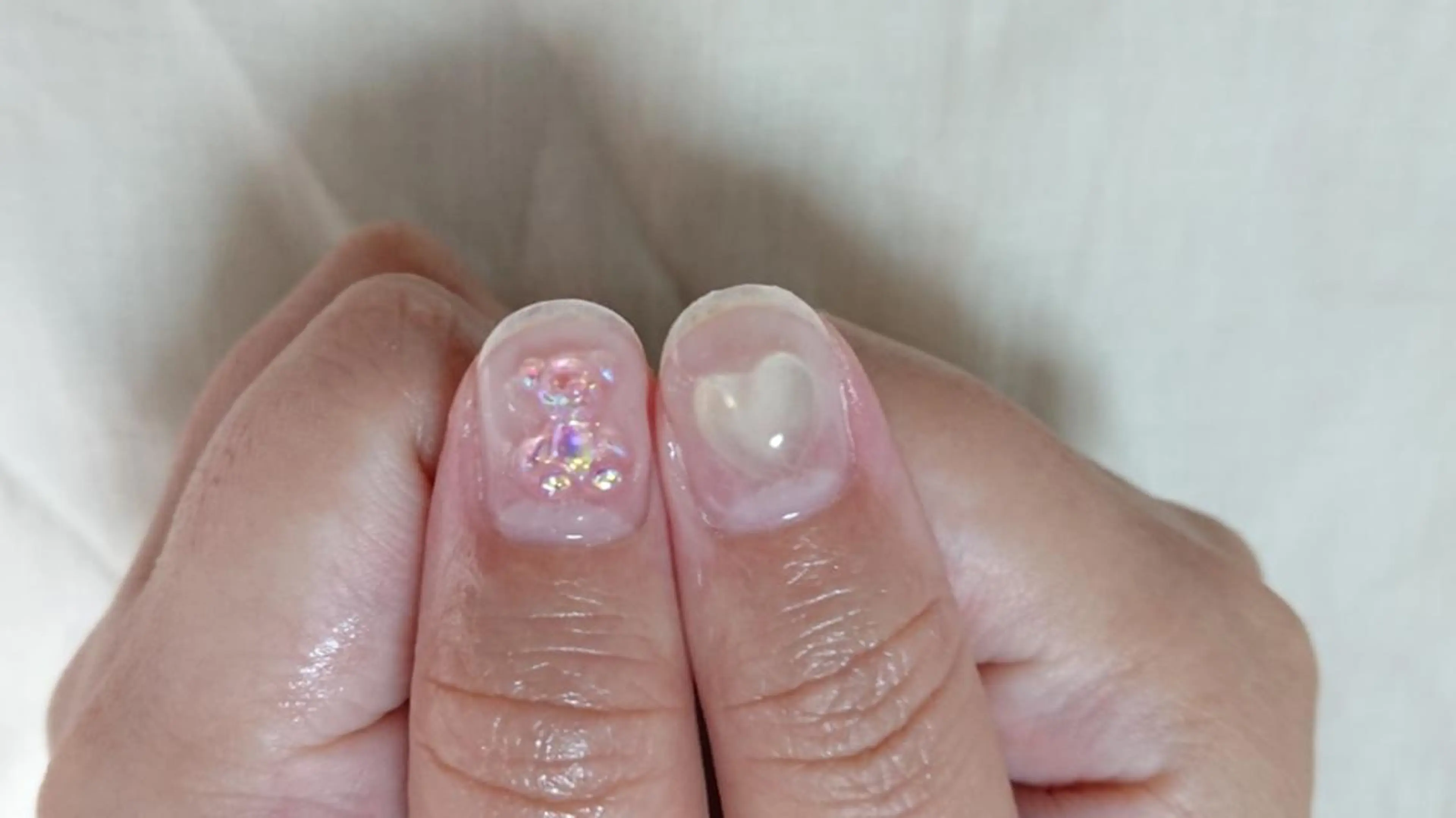 ネイル ハート ハンドネイル shellnail さなえのネイルデザイン
