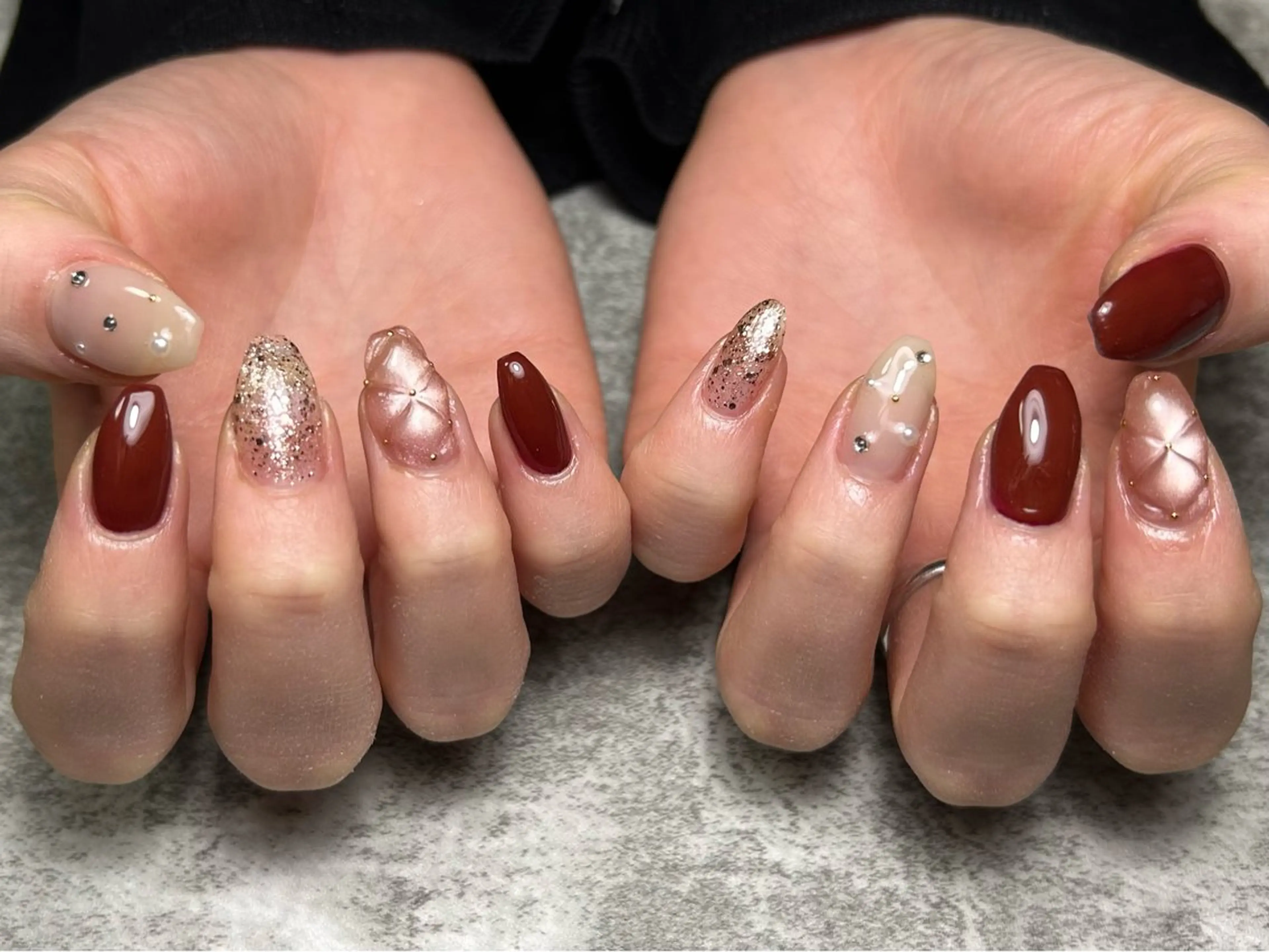 ネイル 長さ出し ジェルネイル 持ち込み パラジェル private nail salon〜.18〜所属・.18 〜のネイルデザイン