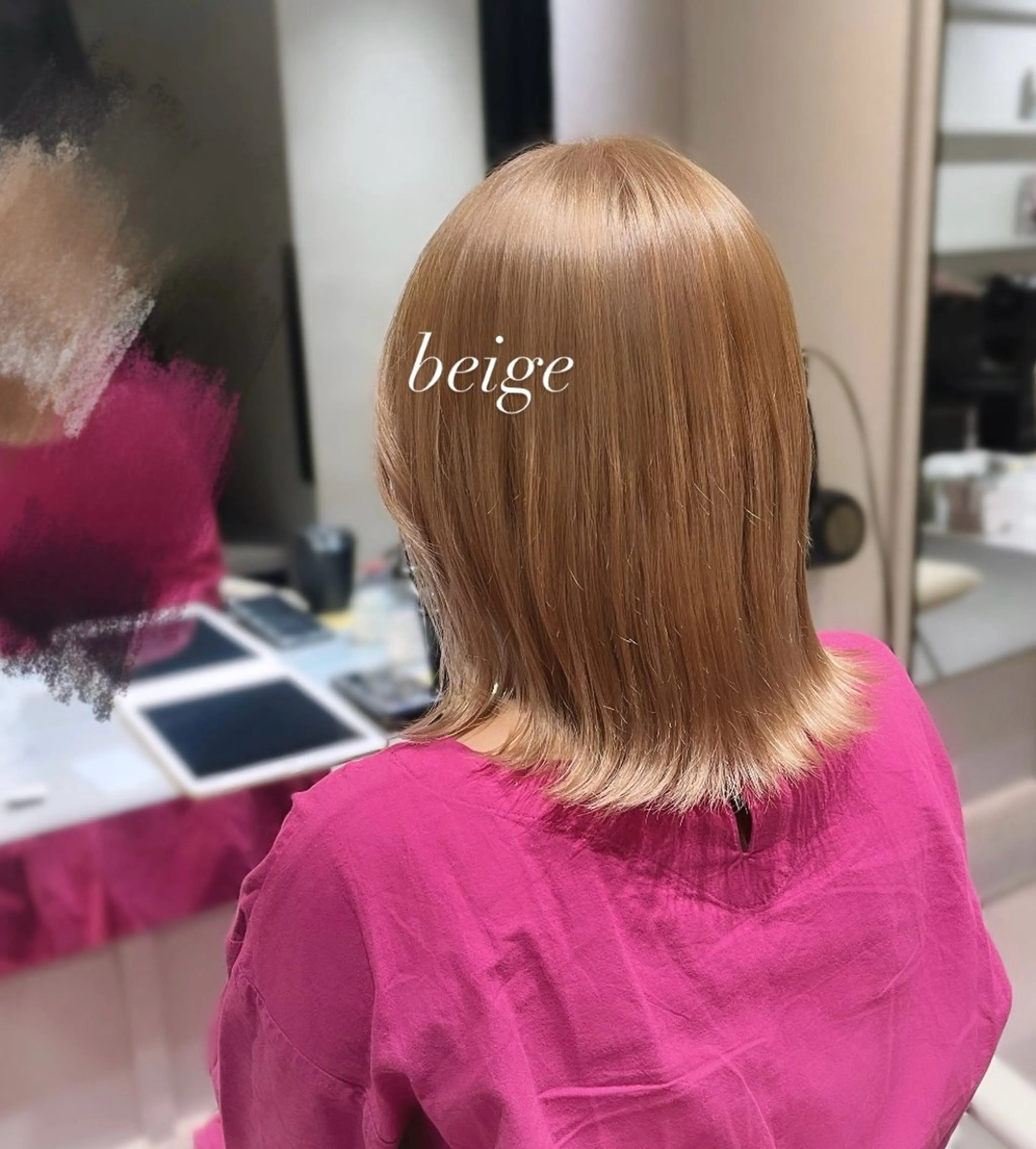 ミディアム カラー ヘアカラー トリートメント ヘアセット ショートカット/ yuiのヘアスタイル