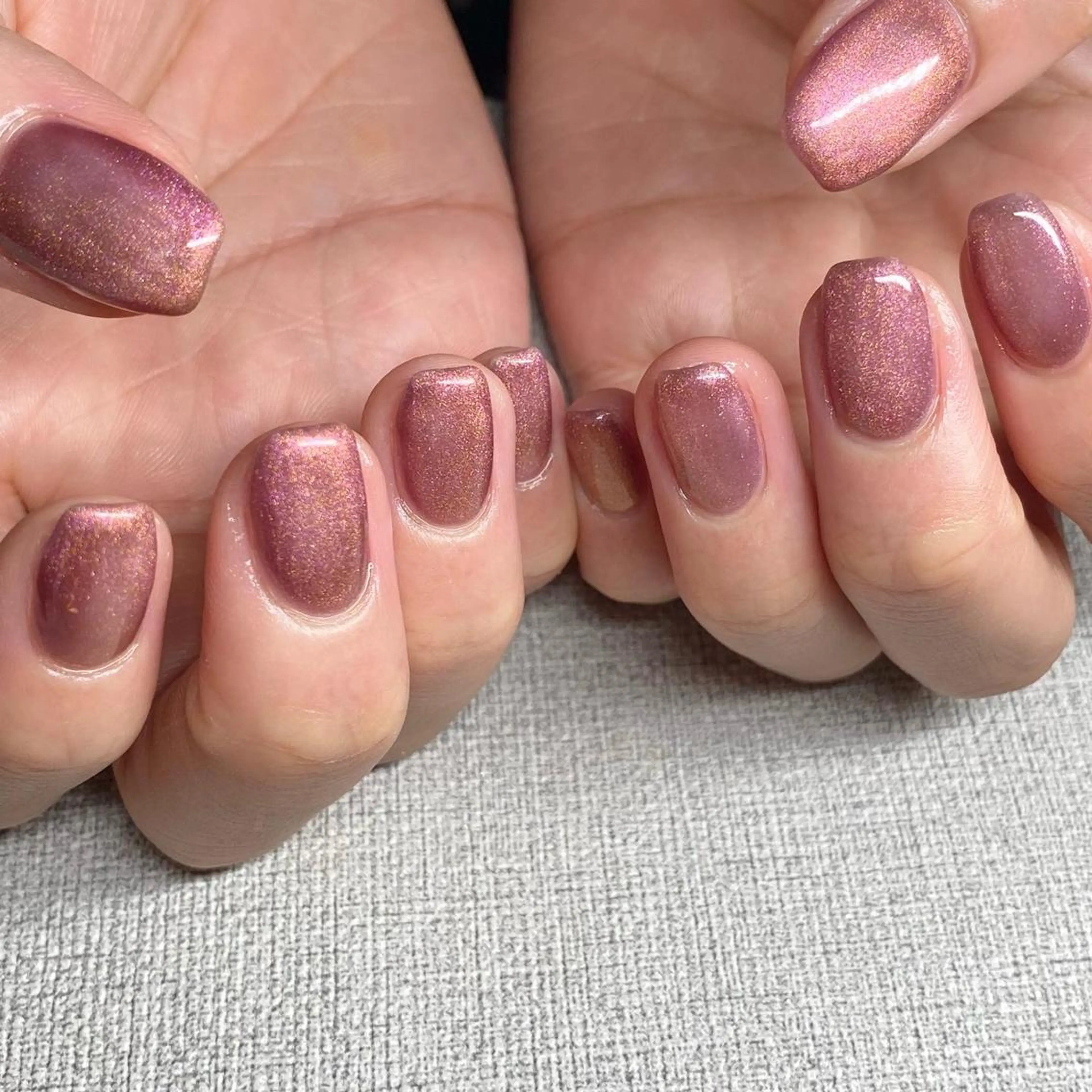 ネイル アートネイル ニュアンスネイル 冬ネイル ハンドネイル 山田 貴子のネイルデザイン