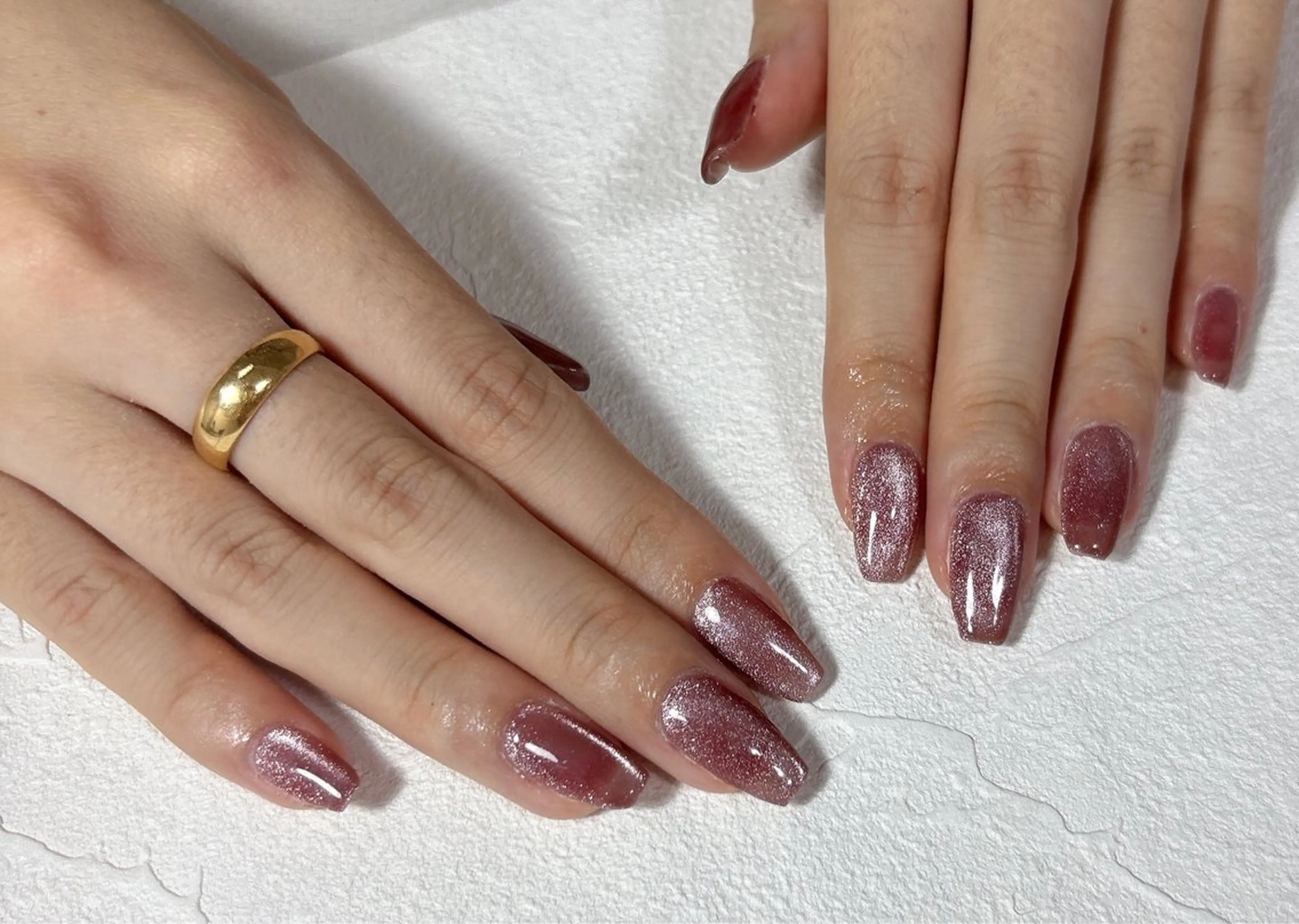 ネイル オーロラネイル フットネイル フレンチネイル ジェルネイル 韓国ネイル Mogu nail 二子玉川のネイルデザイン