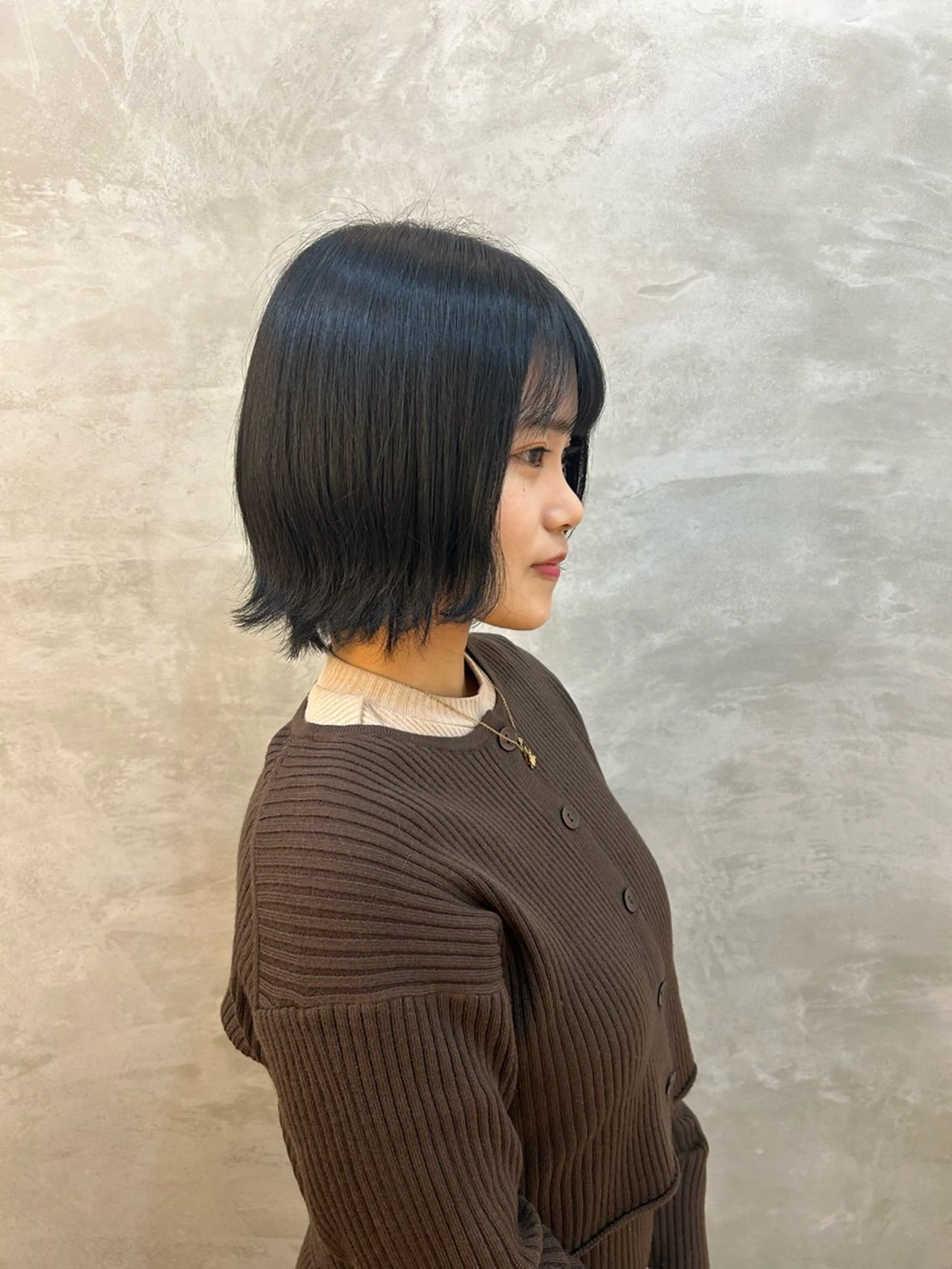 ミディアム カラー ショート￤ボブ￤顔周 りcut￤ナノコ🎀のヘアスタイル