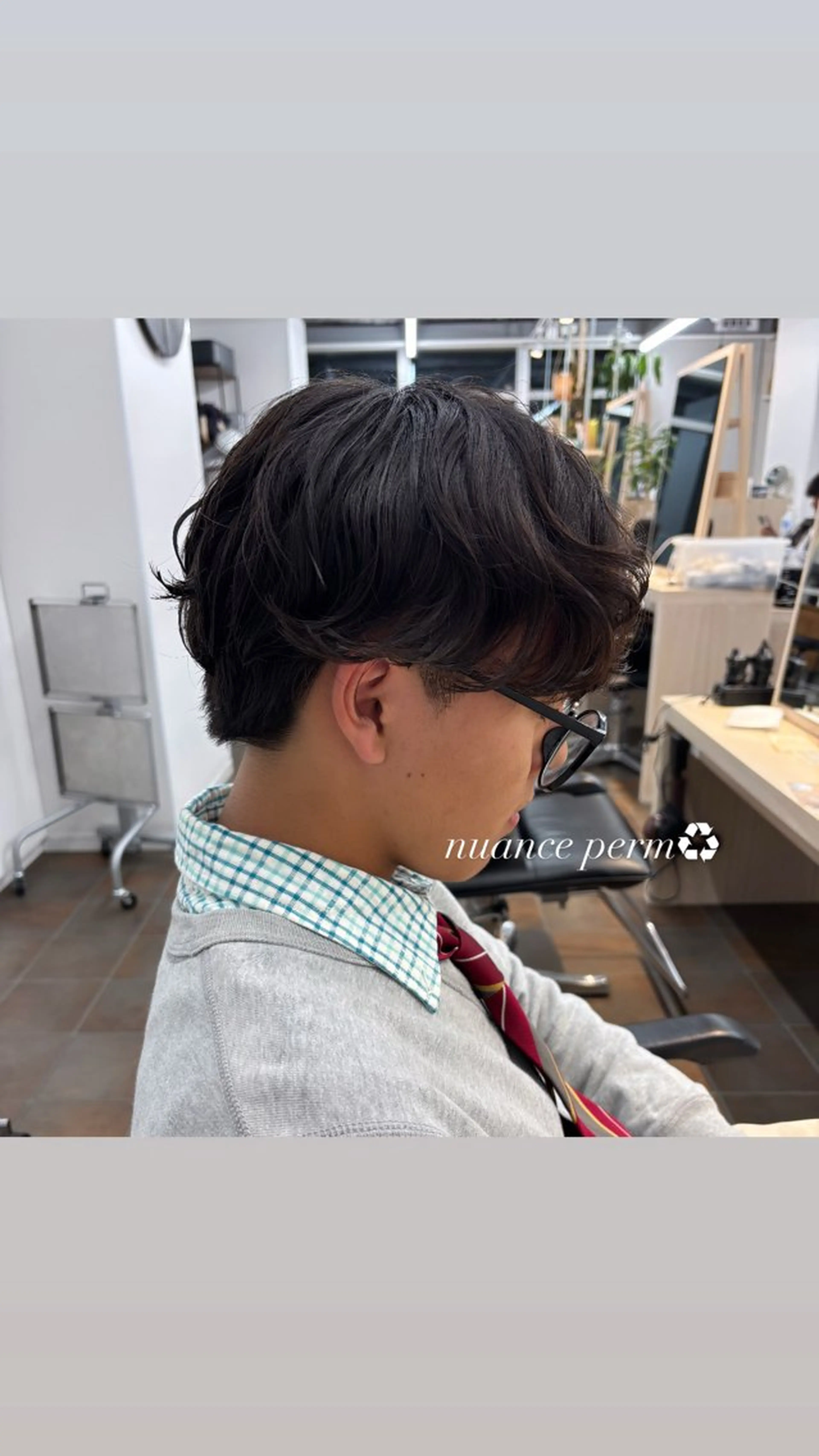 パーマ メンズ メンズパーマ ニュアンスパーマ カット パーマ SALONDEJOE所属・かどた はるなのヘアスタイル
