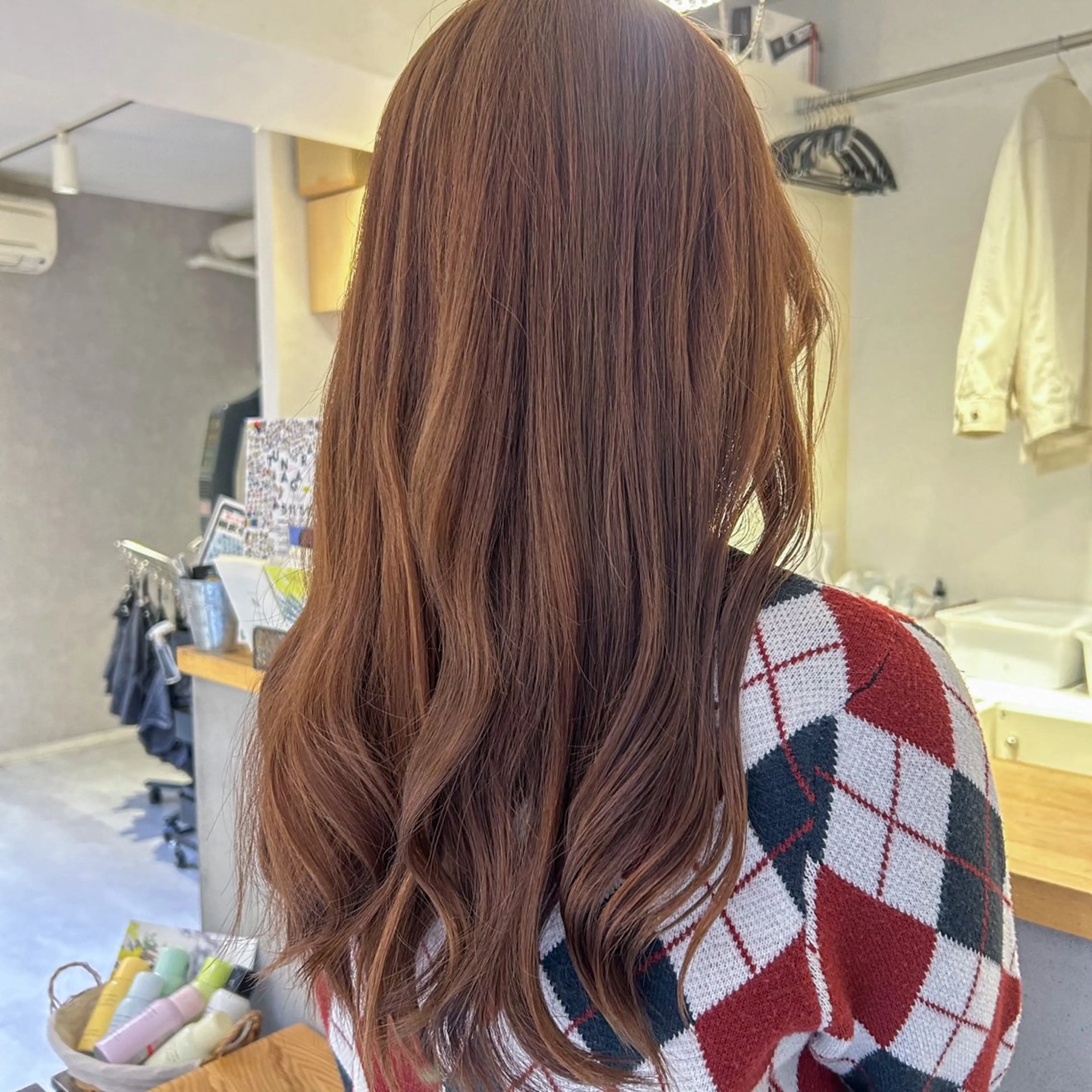 ロング カラー ブラウンカラー ヘアカラー CLORE所属・甲斐 瑞稀のヘアスタイル