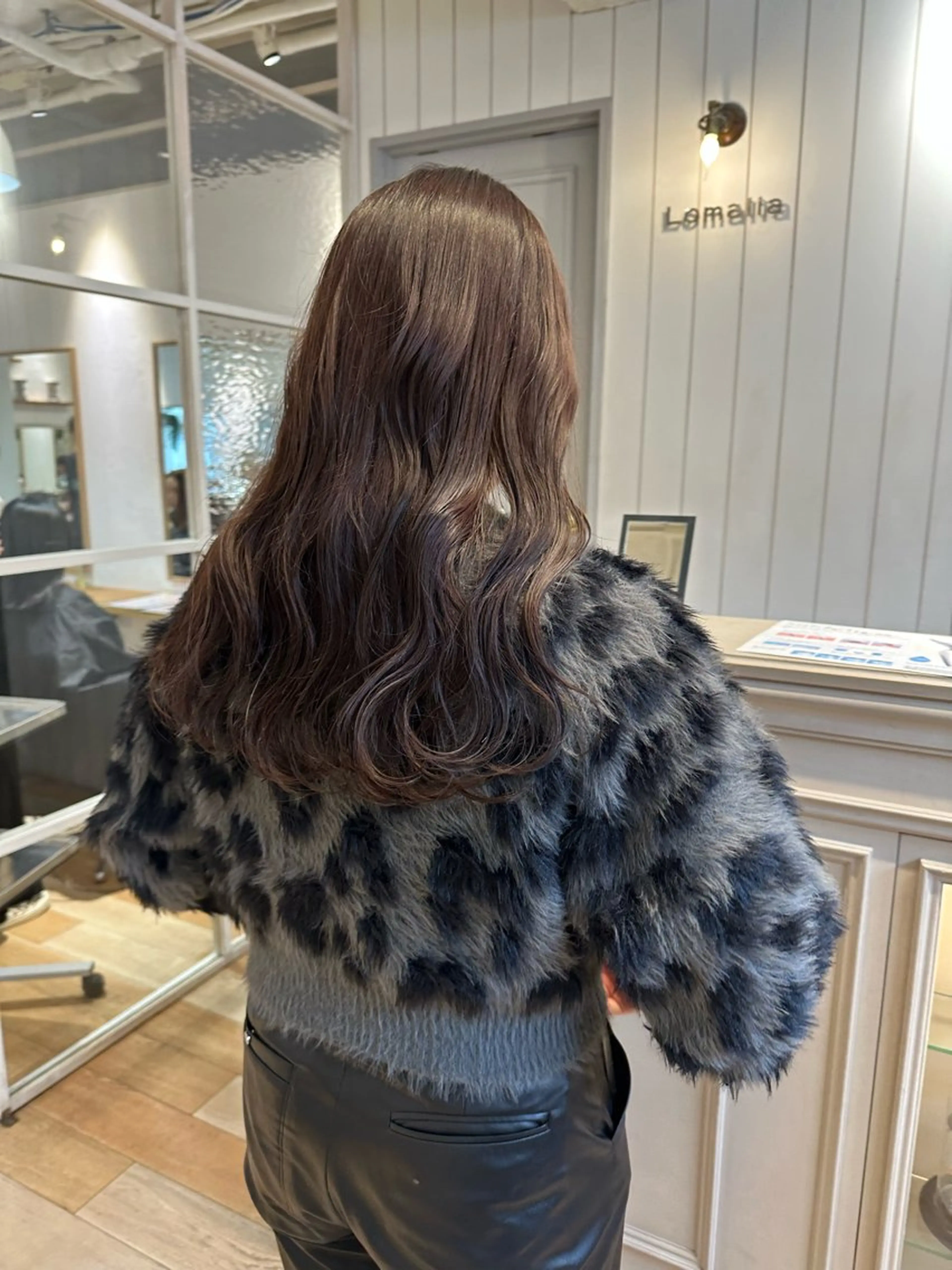 セミロング カラー REINA☁️透明感 カラー/ぷつっと♡のヘアスタイル