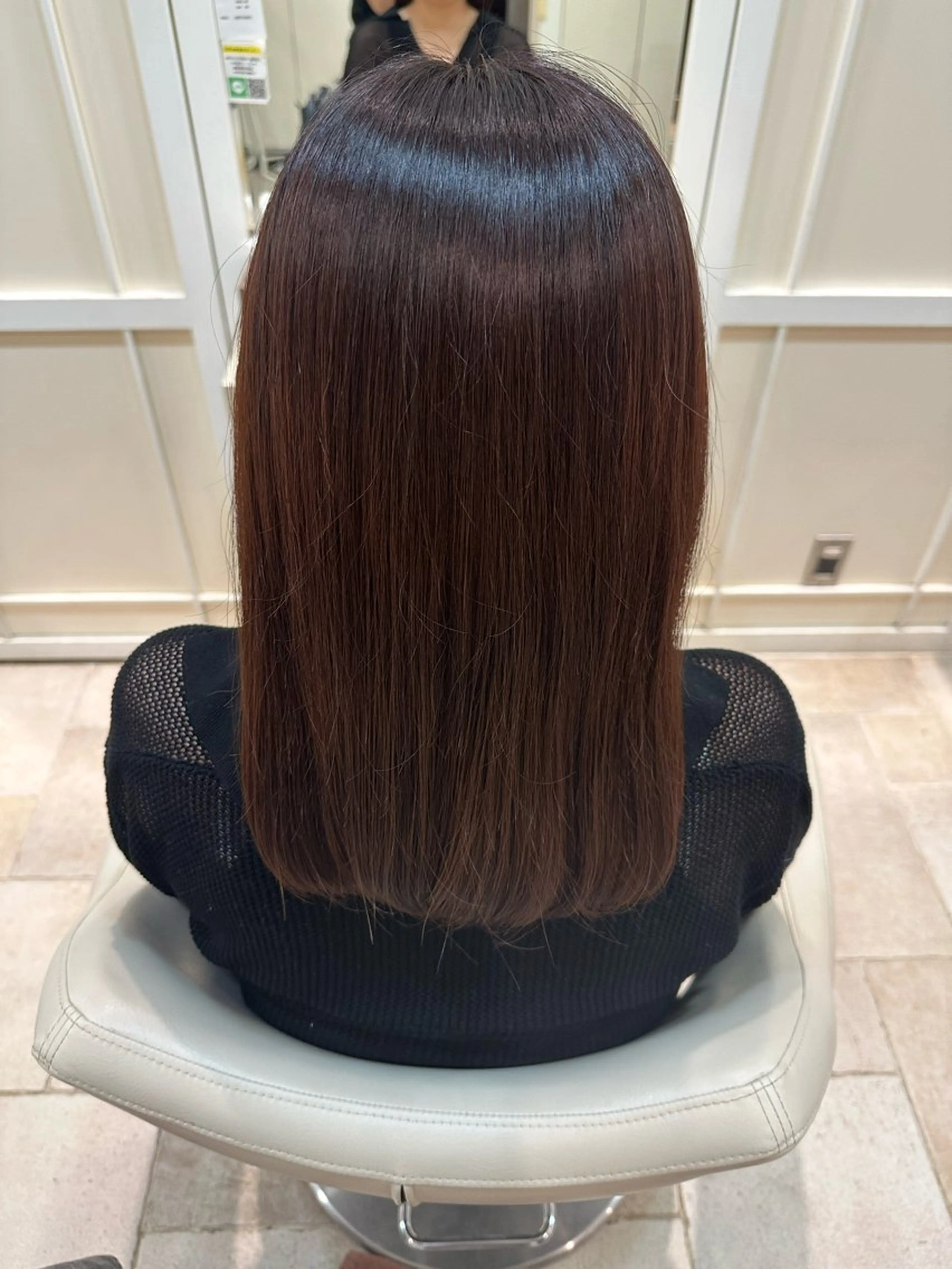 ミディアム カラー ヘアカラー 青木 あいかのヘアスタイル