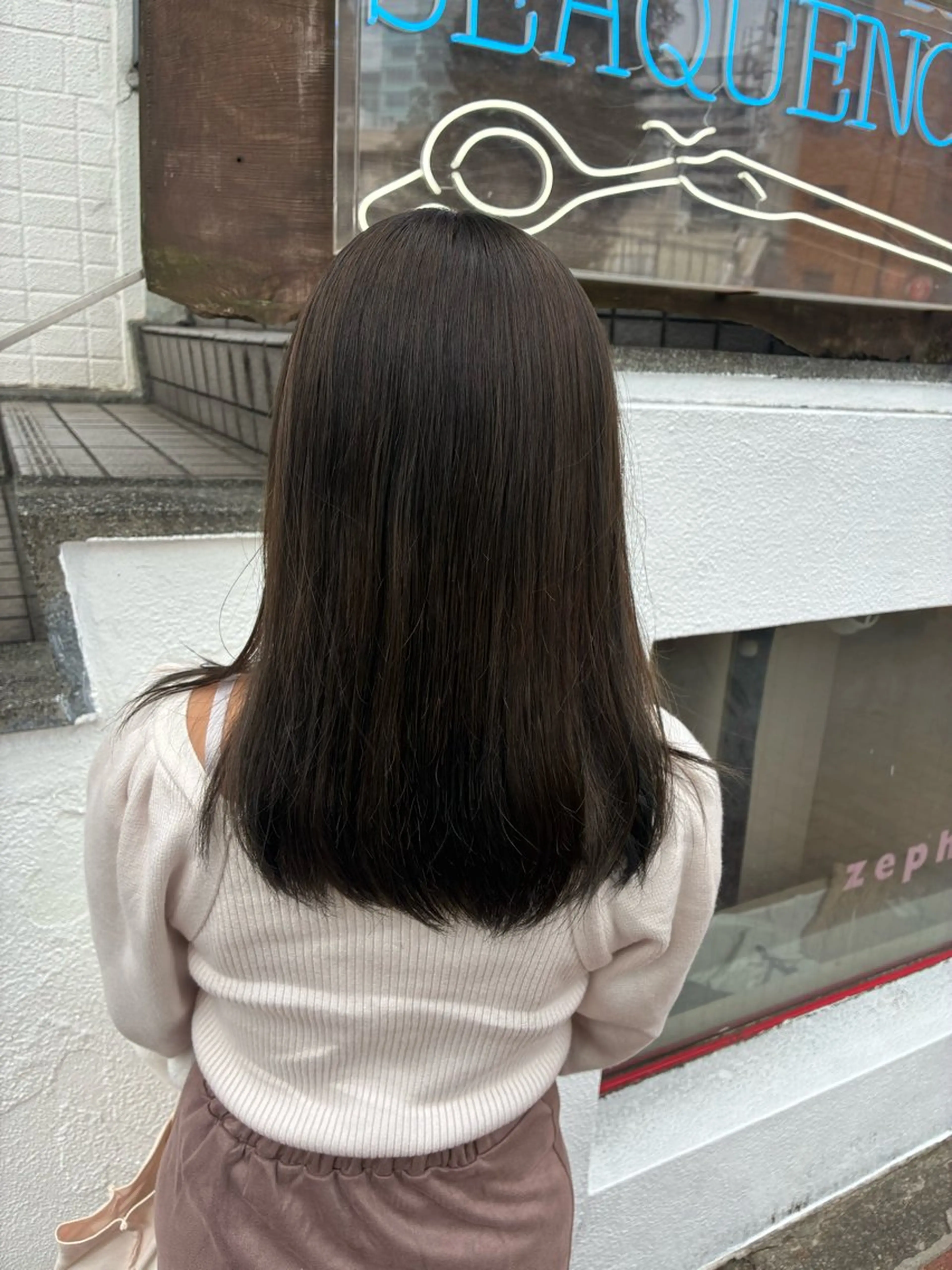 カラー アッシュ ヘアカラー SEAQUENCE外苑前所属・艶髪カラー♡ せいらのヘアスタイル