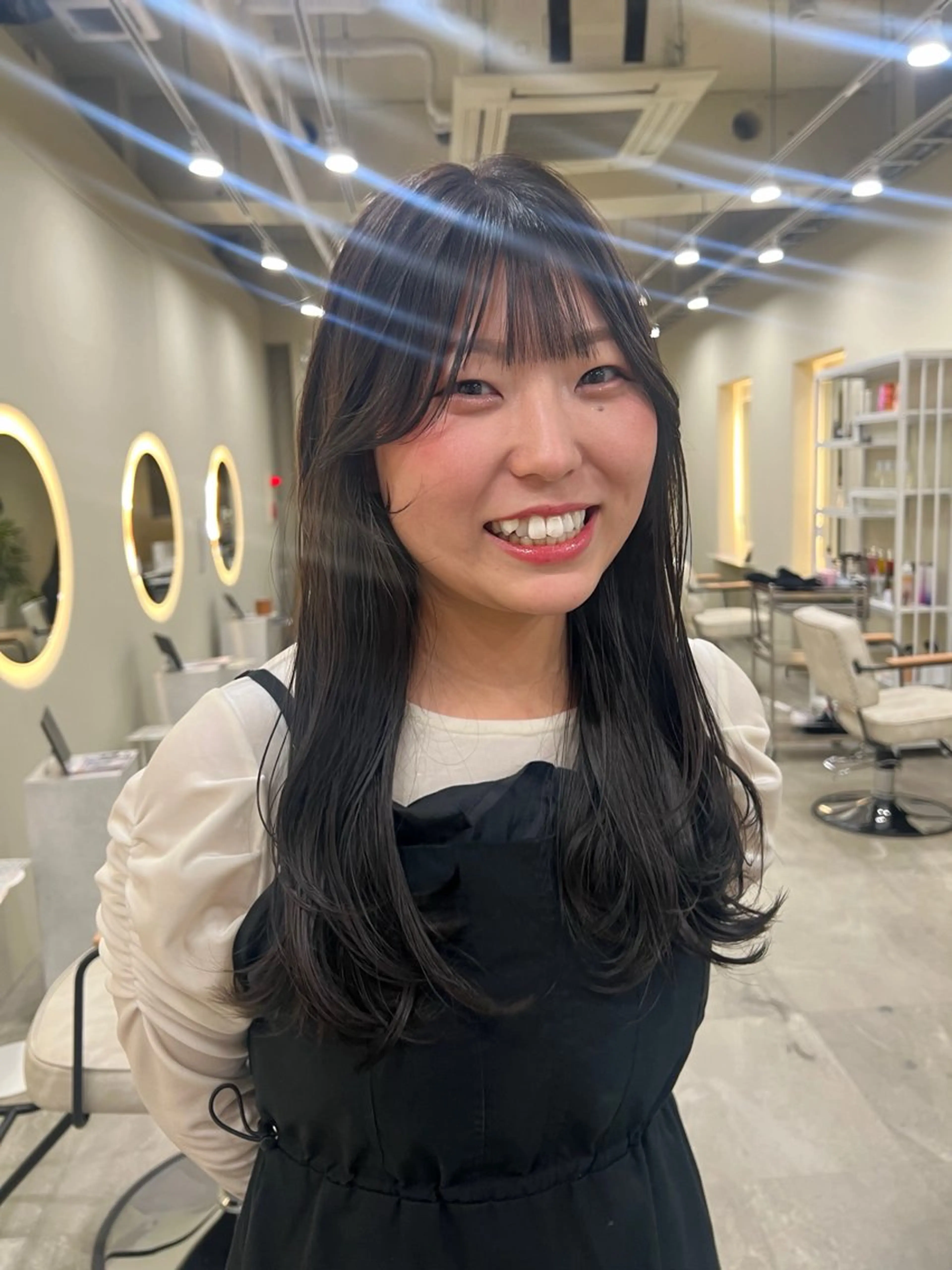 ロング カラー カット ヘアカラー トリートメント tomu/天神大名/ 透明感カラー🐧のヘアスタイル