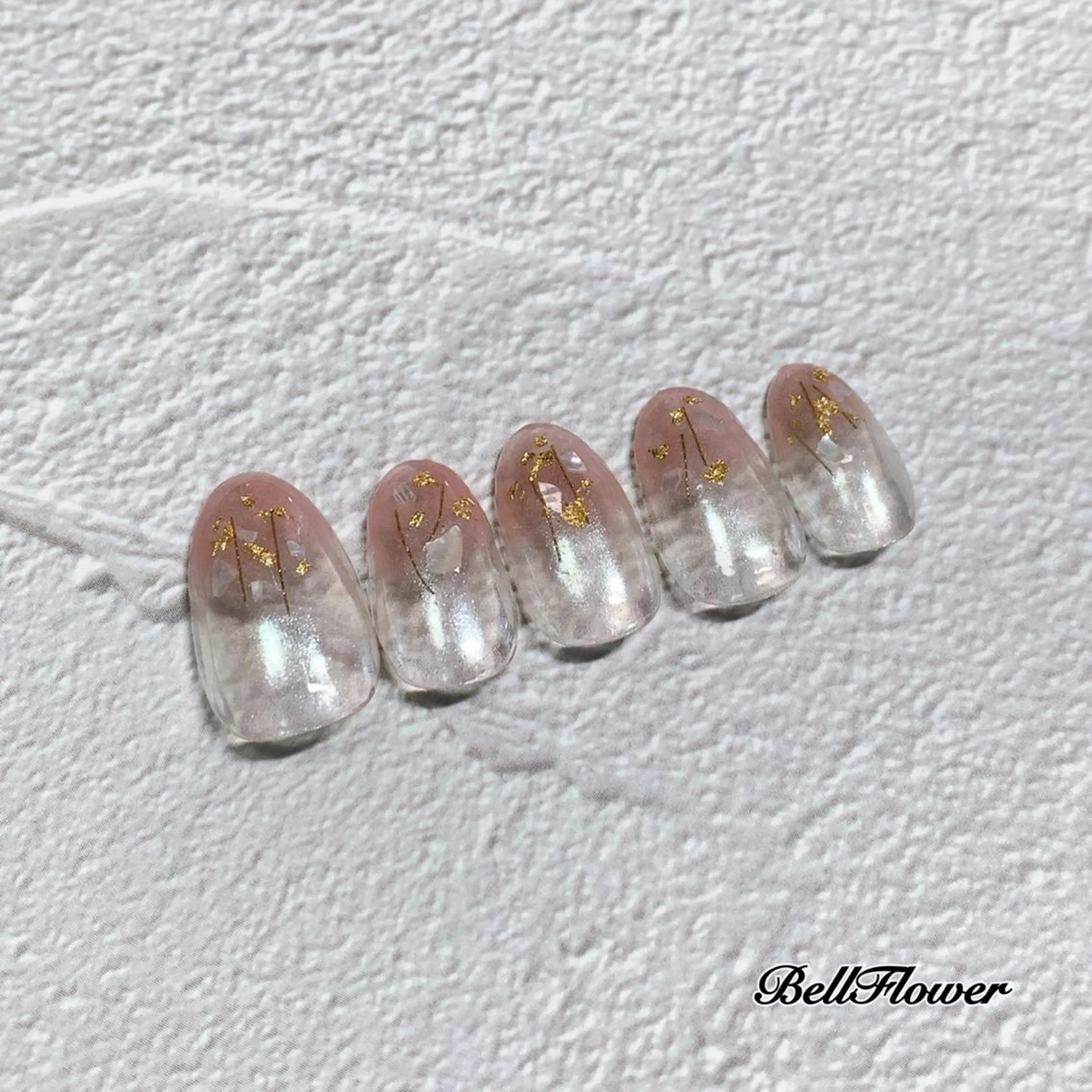 ネイル ハンドネイル Bell Flowerのネイルデザイン