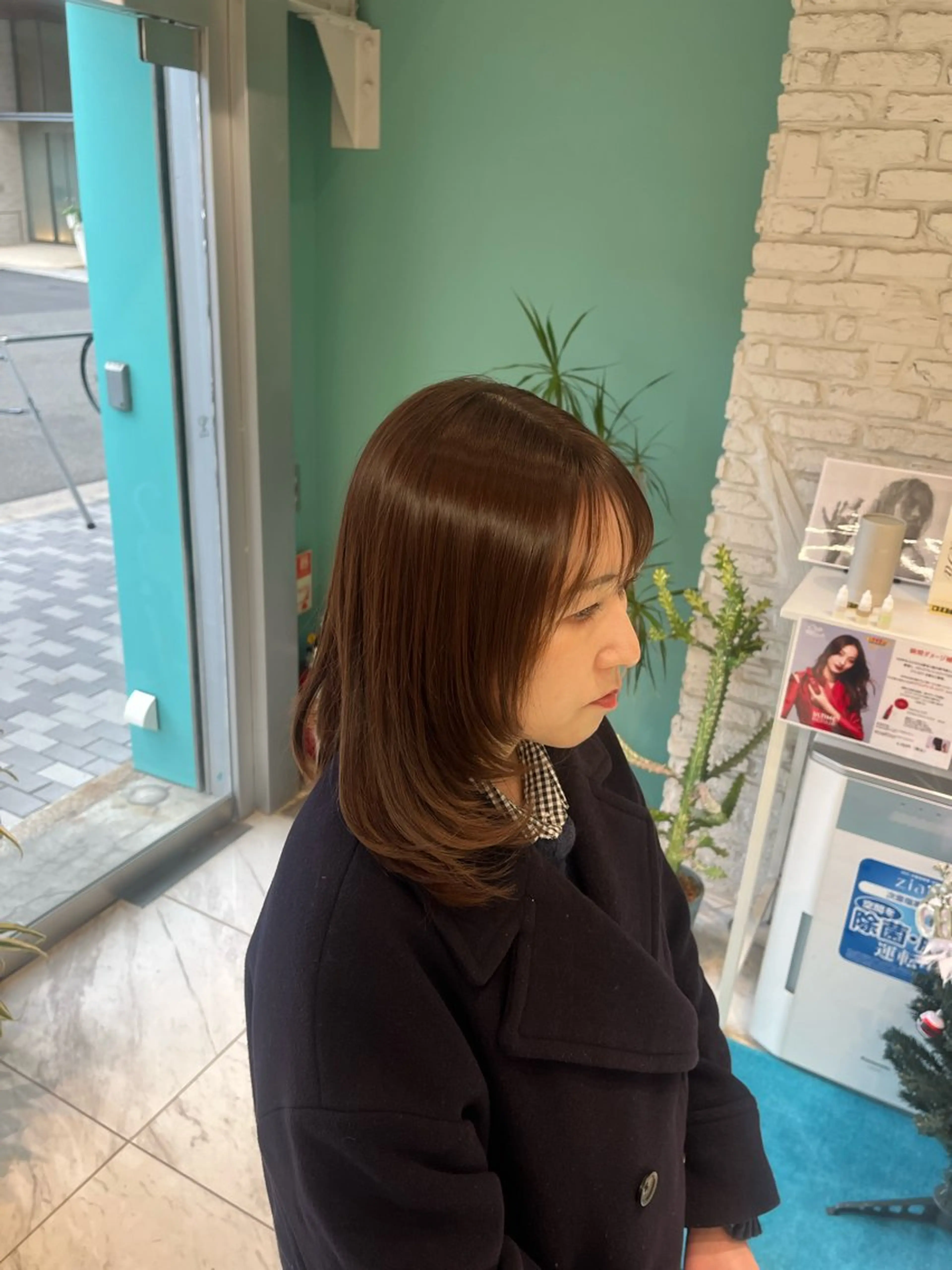 ミディアム Lee 堀江所属・Lee堀江 Yuuhaのヘアスタイル