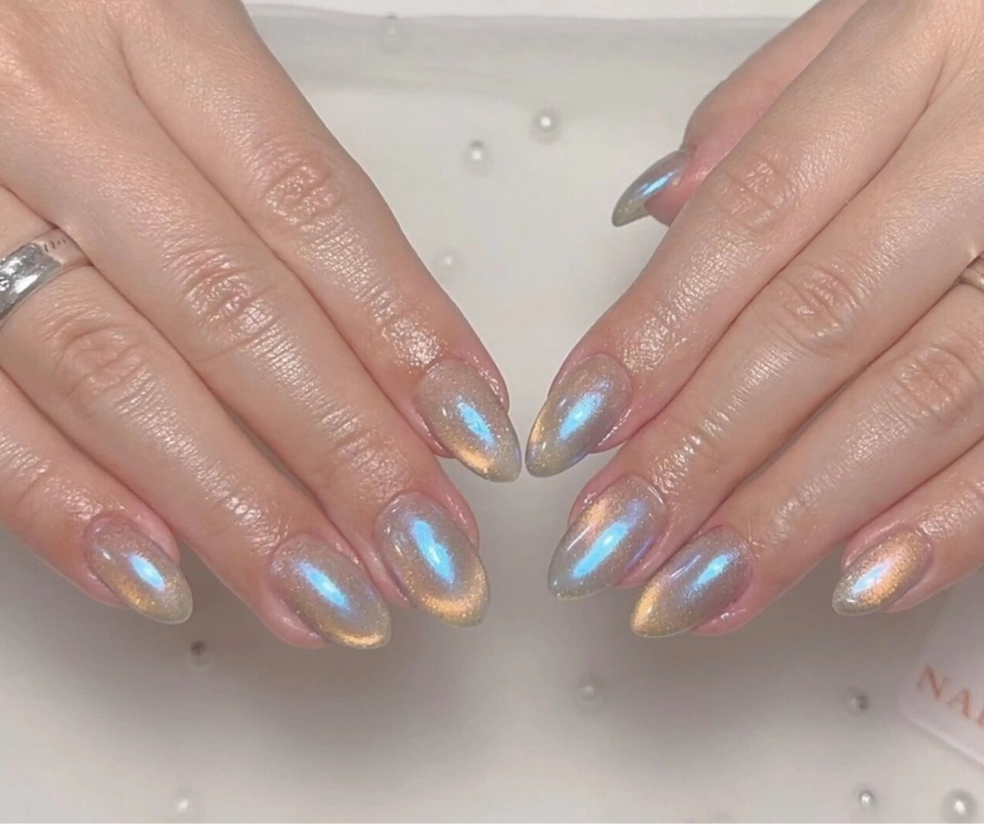 ネイル アートネイル フレンチネイル ジェルネイル グラデーション 韓国ネイル 村中 ハナのネイルデザイン