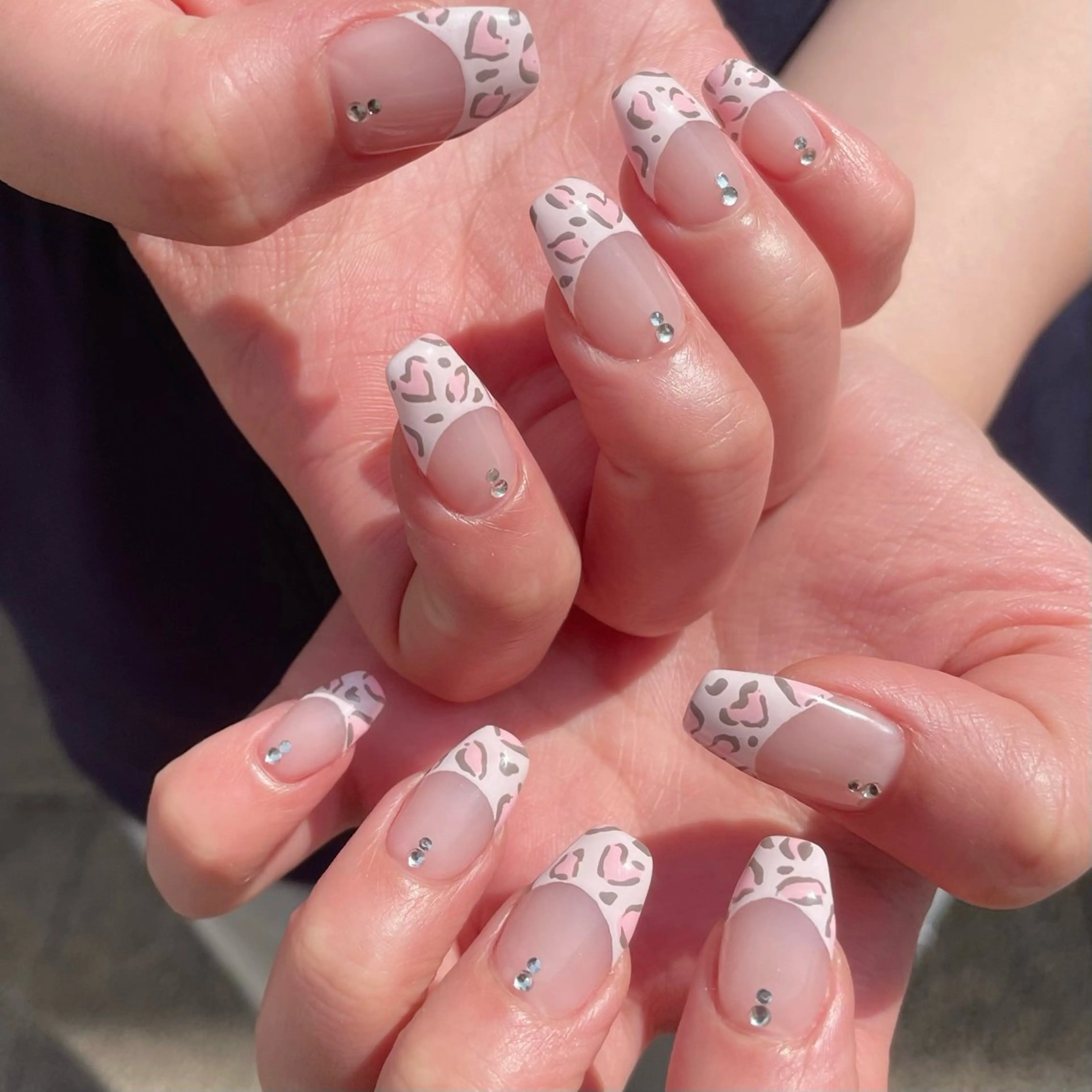 ネイル フレンチネイル ピンク ハンドネイル Ricnail☾ ayanoのネイルデザイン