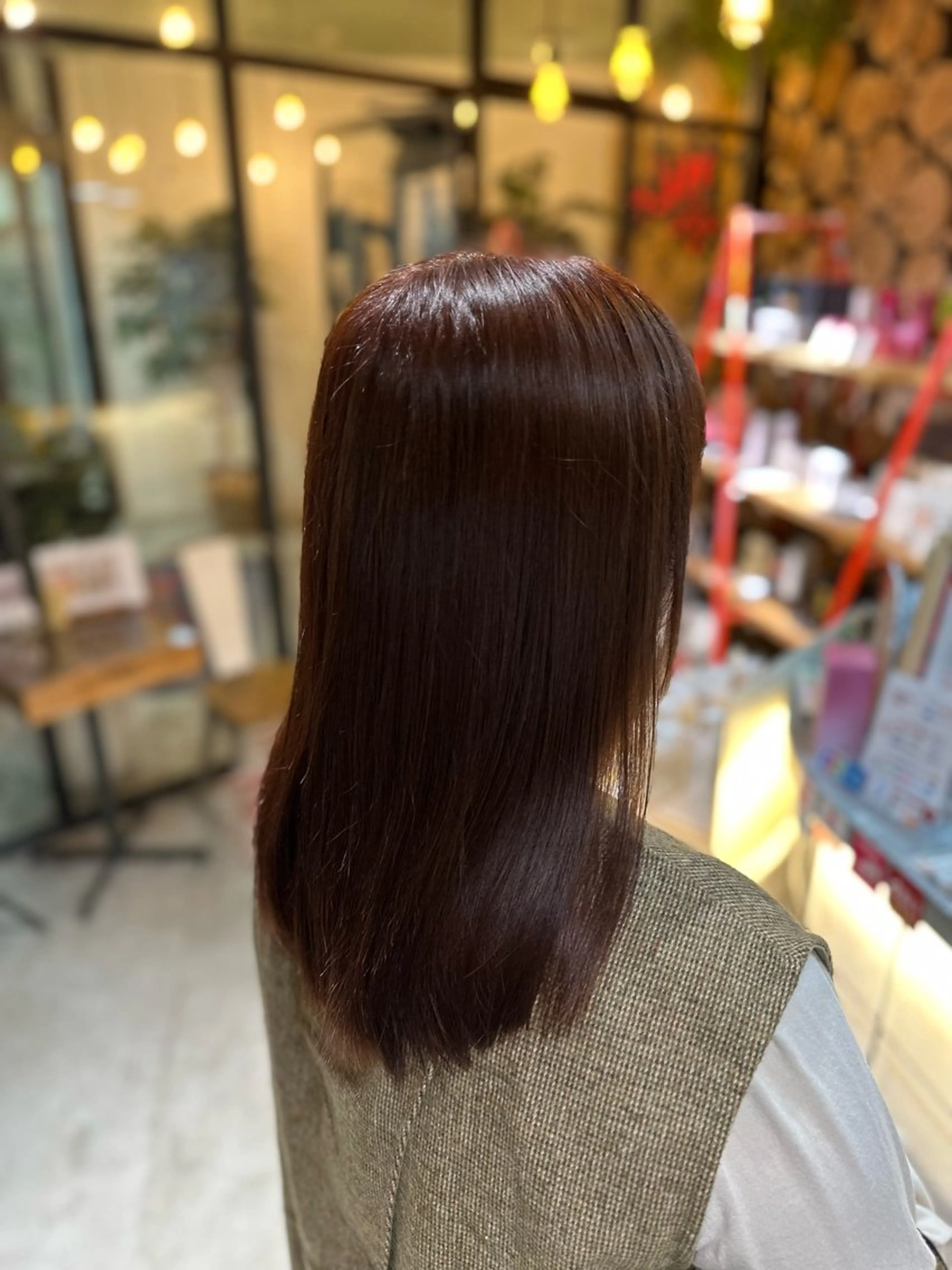 ミディアム オレンジブラウン 溜 一太のヘアスタイル