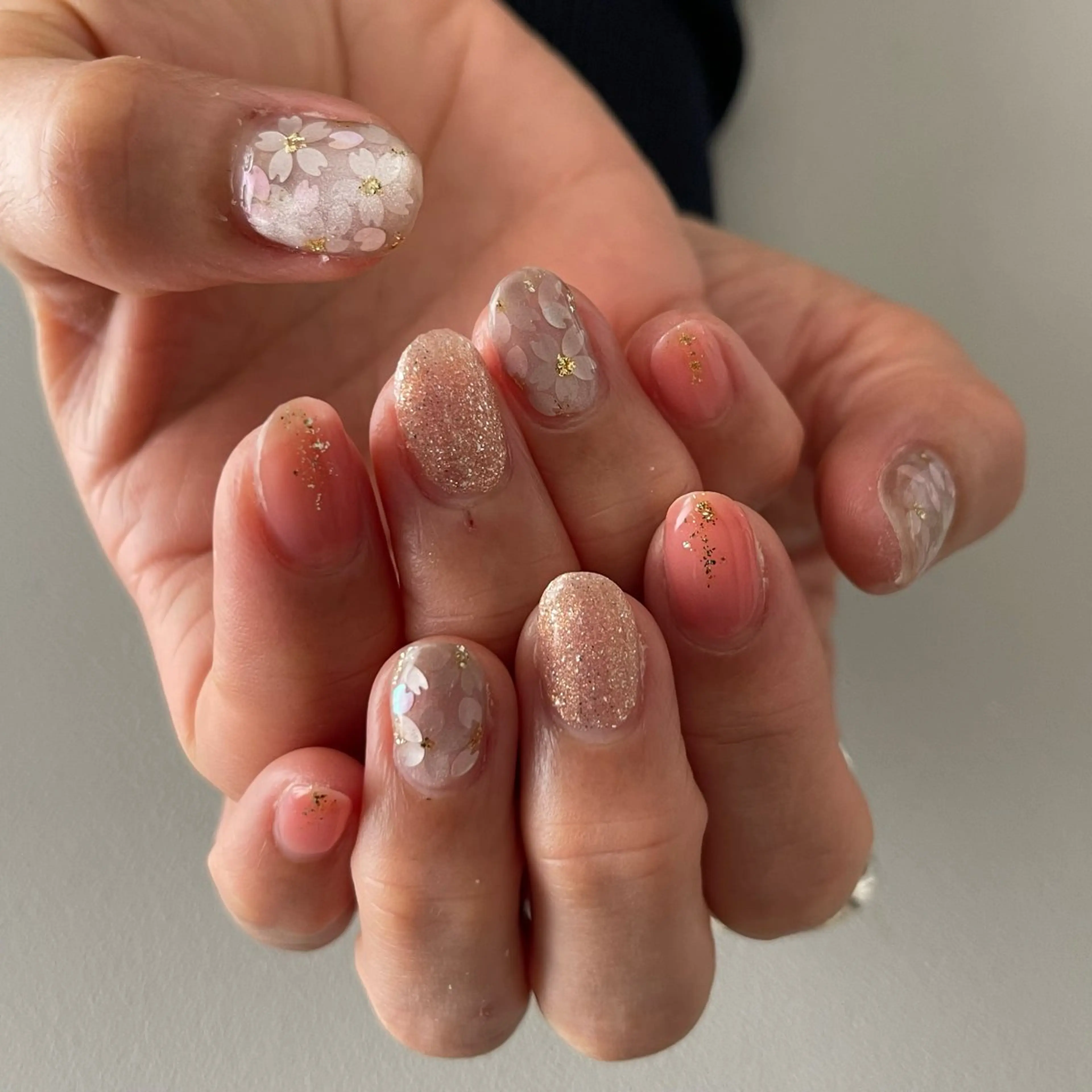 ネイル 桜ネイル Luccica nailのネイルデザイン