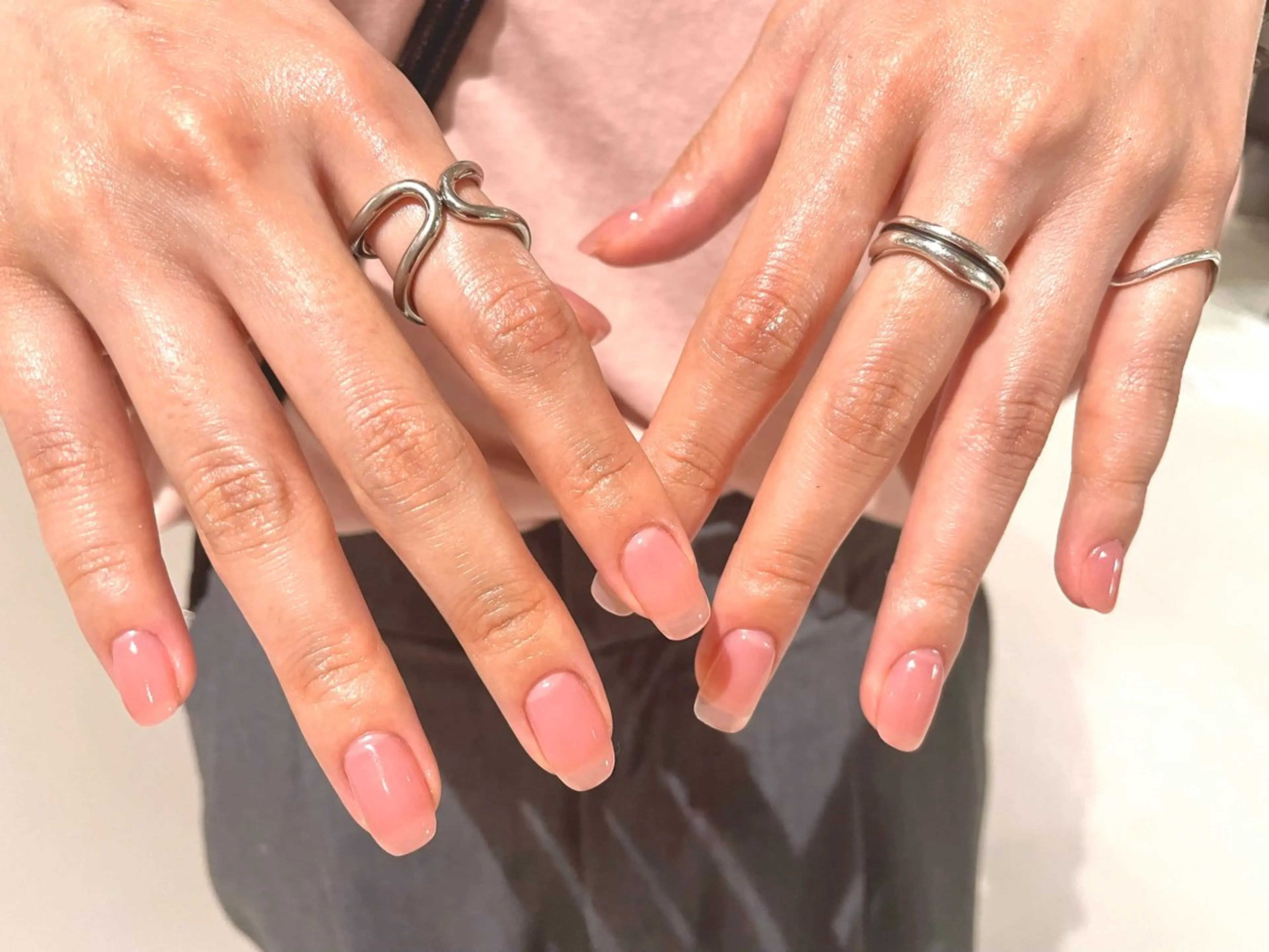 ネイル ピンク BeColorful新宿所属・co nai_lのネイルデザイン