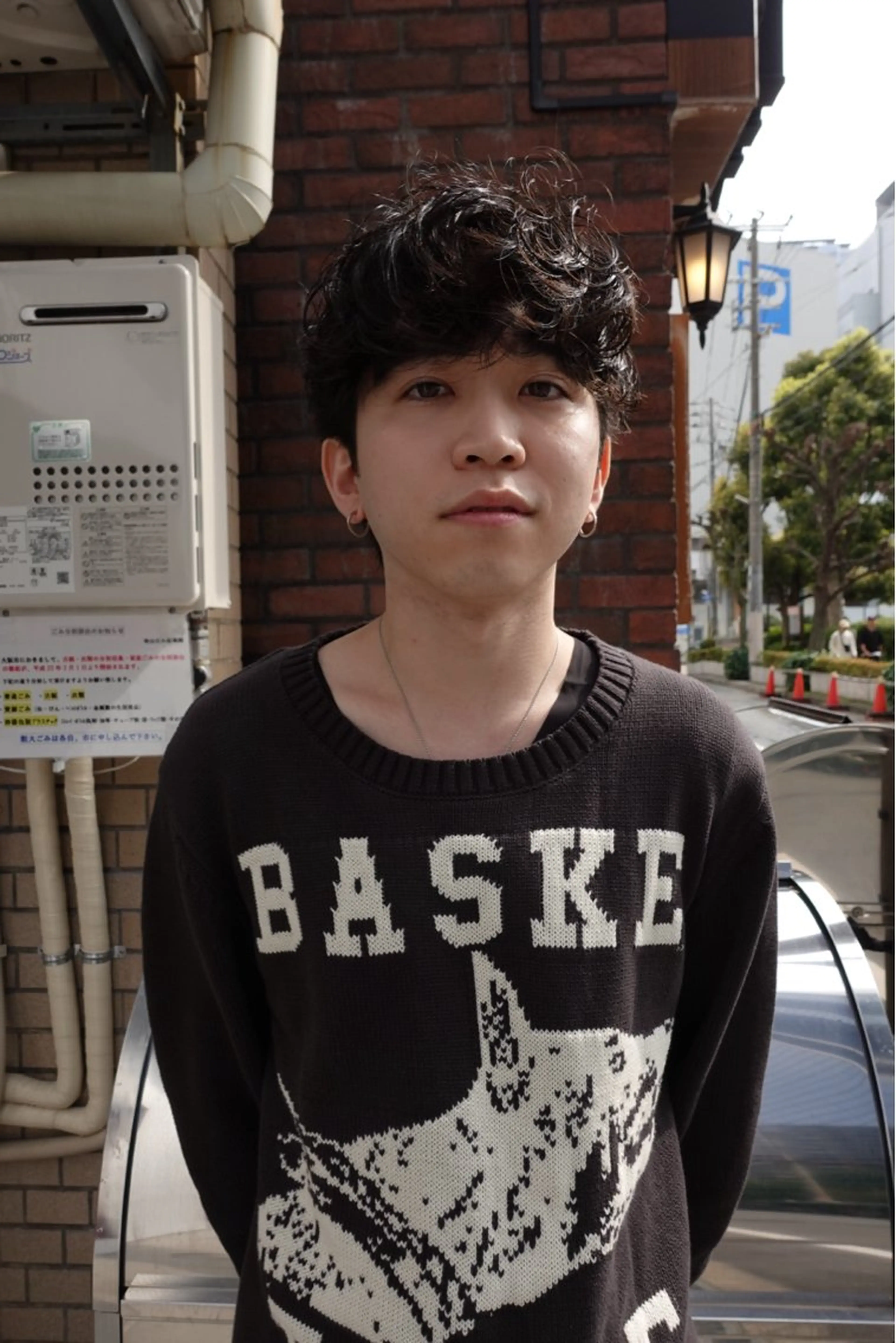 ミディアム パーマ メンズ カット パーマ トリートメント トレンドヘア◎ 店長　清原佑太のヘアスタイル