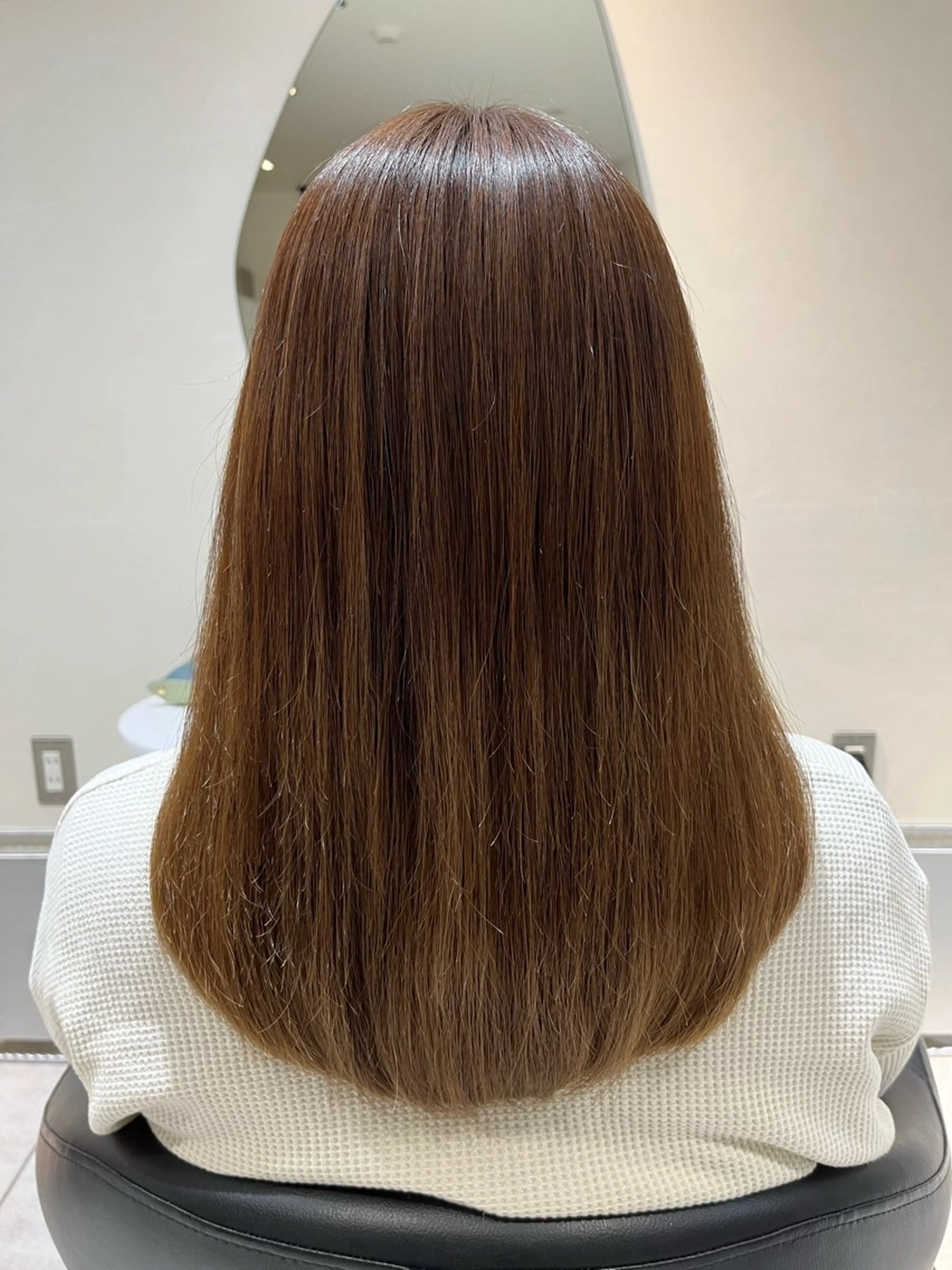 セミロング パーマ 縮毛矯正 🫧美髪縮毛矯正🫧 横山 遥のヘアスタイル
