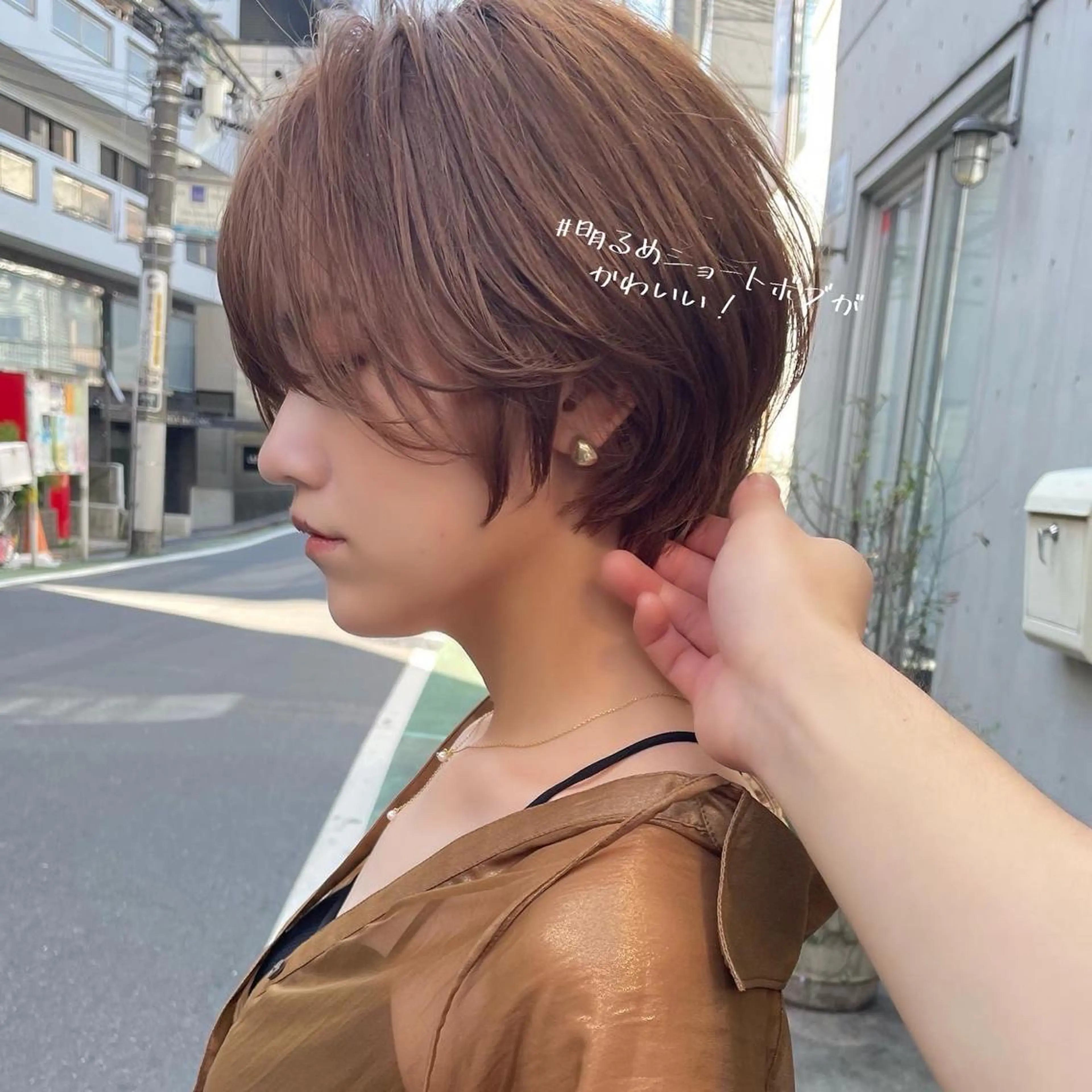 ショート ショートヘア SIGN店長中村 レイヤーカット募集のヘアスタイル