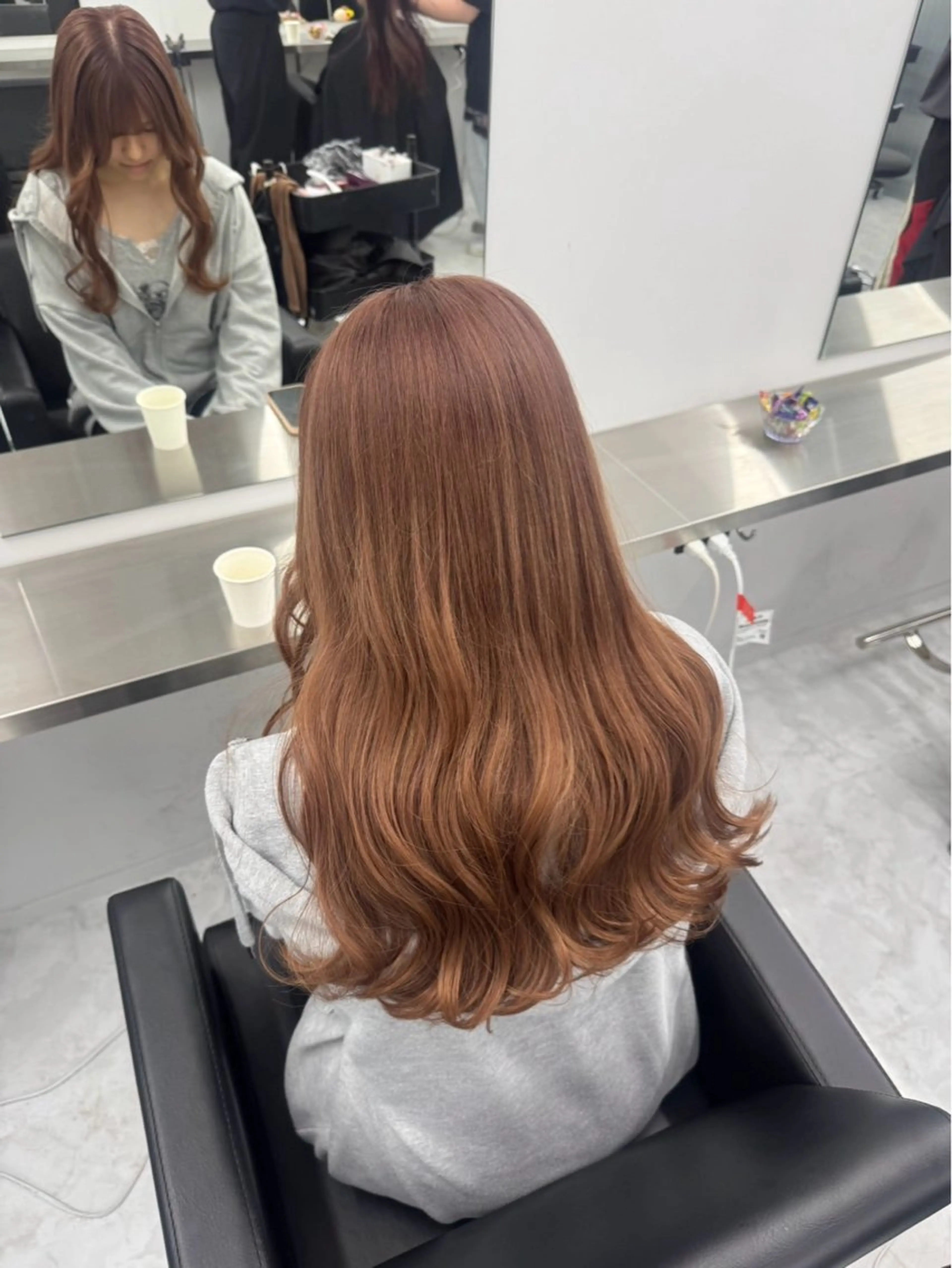 ロング Newone by neighbor所属・うる艶🫧ハイトーン 💜🦋🫧ミズキのヘアスタイル