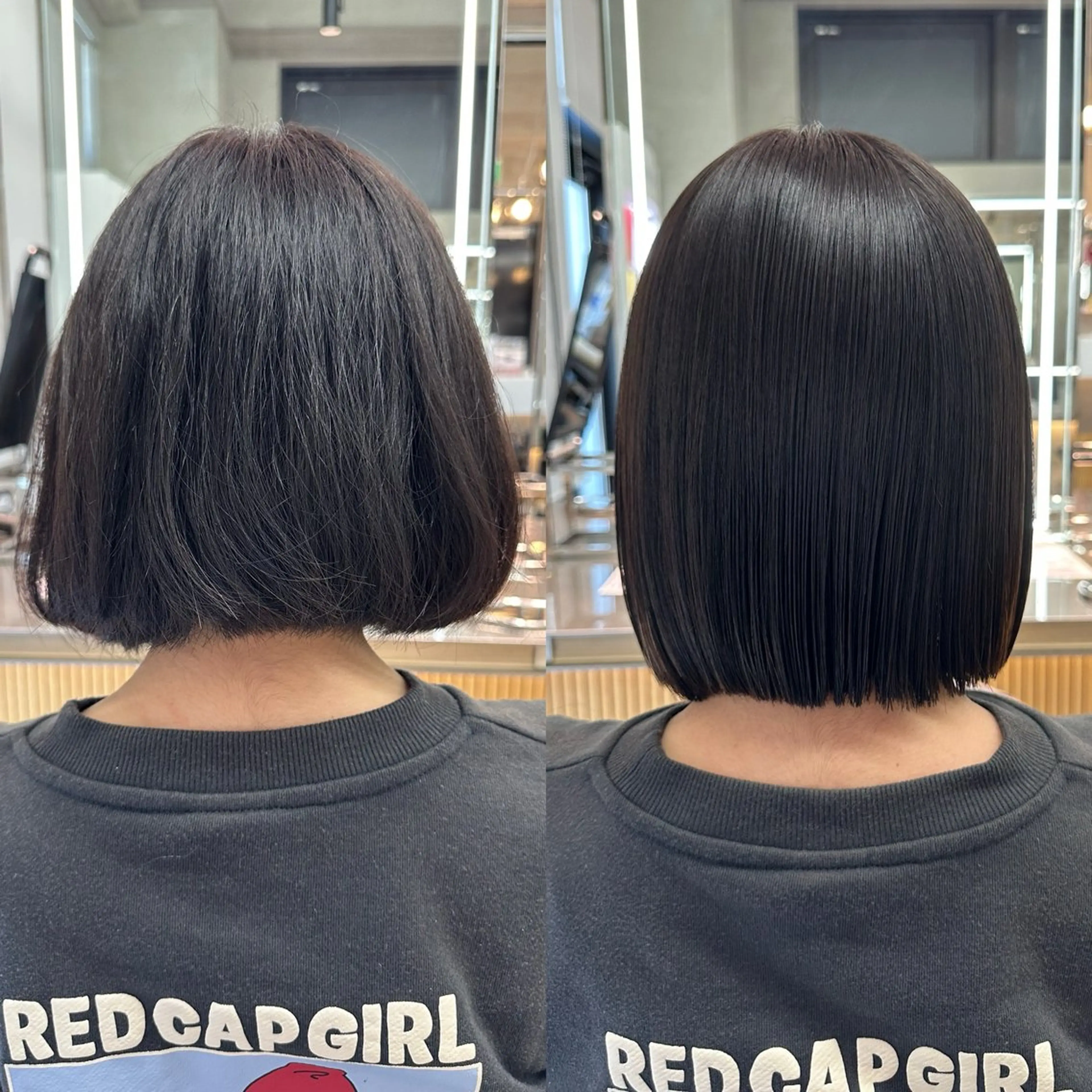 ミディアム カット 縮毛矯正 トリートメント ✨髪質改善特化✨副 店長椎葉信乃介のヘアスタイル