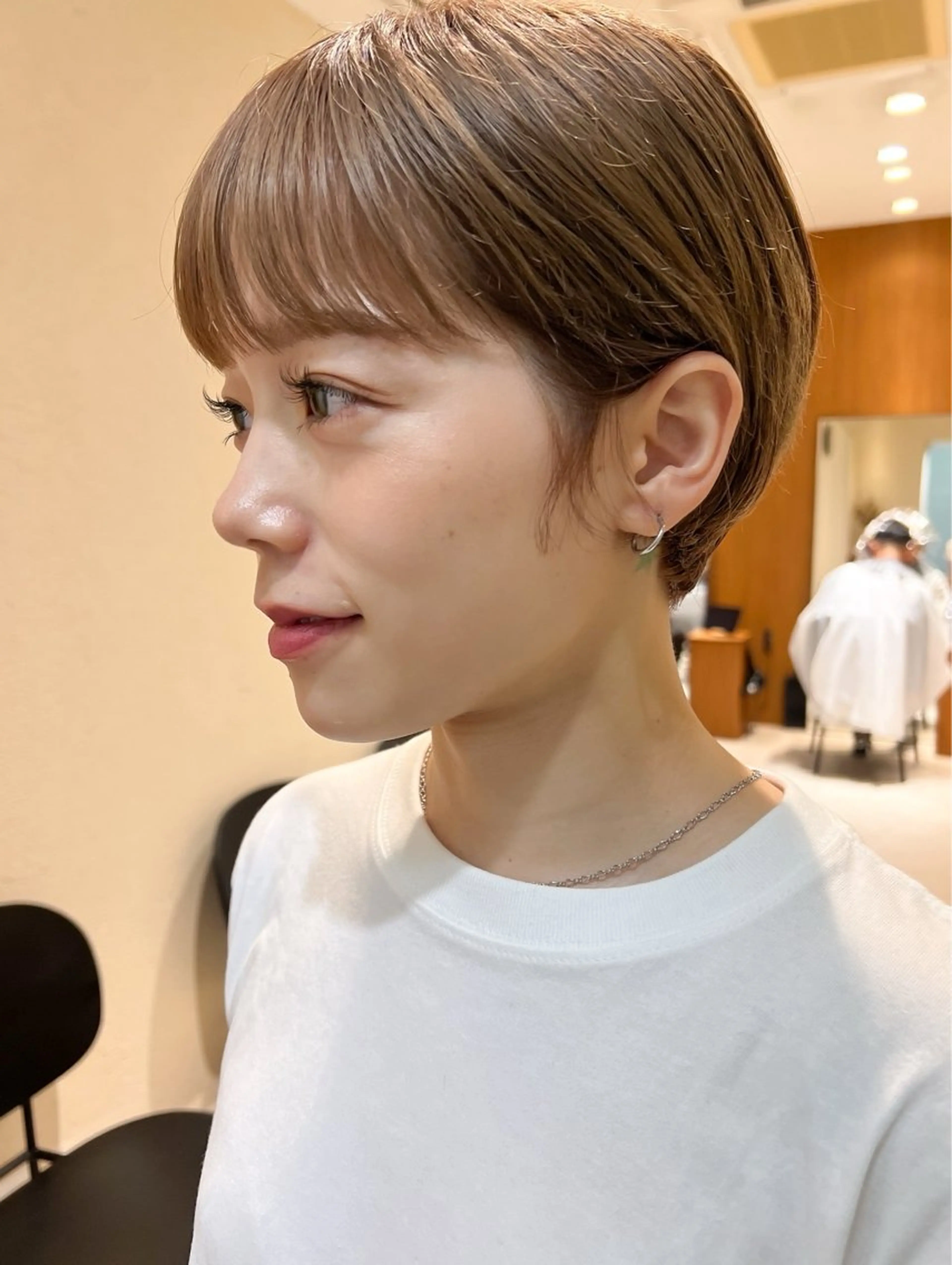 ショート ヘアカラー 無料カットモデル /yuukaのヘアスタイル