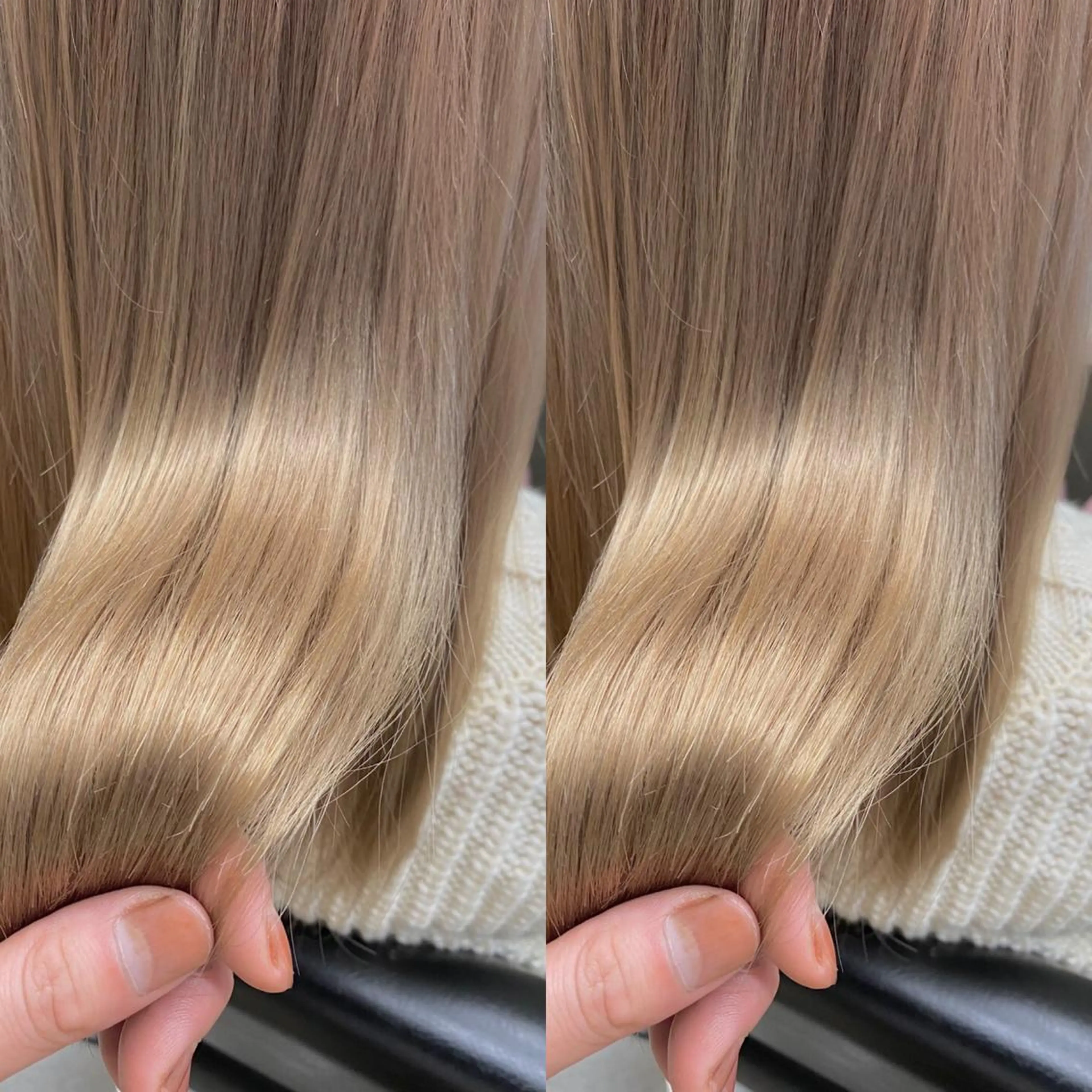 セミロング ヘアカラー トリートメント 色気グレージュ 🤍kosuke🤍のヘアスタイル