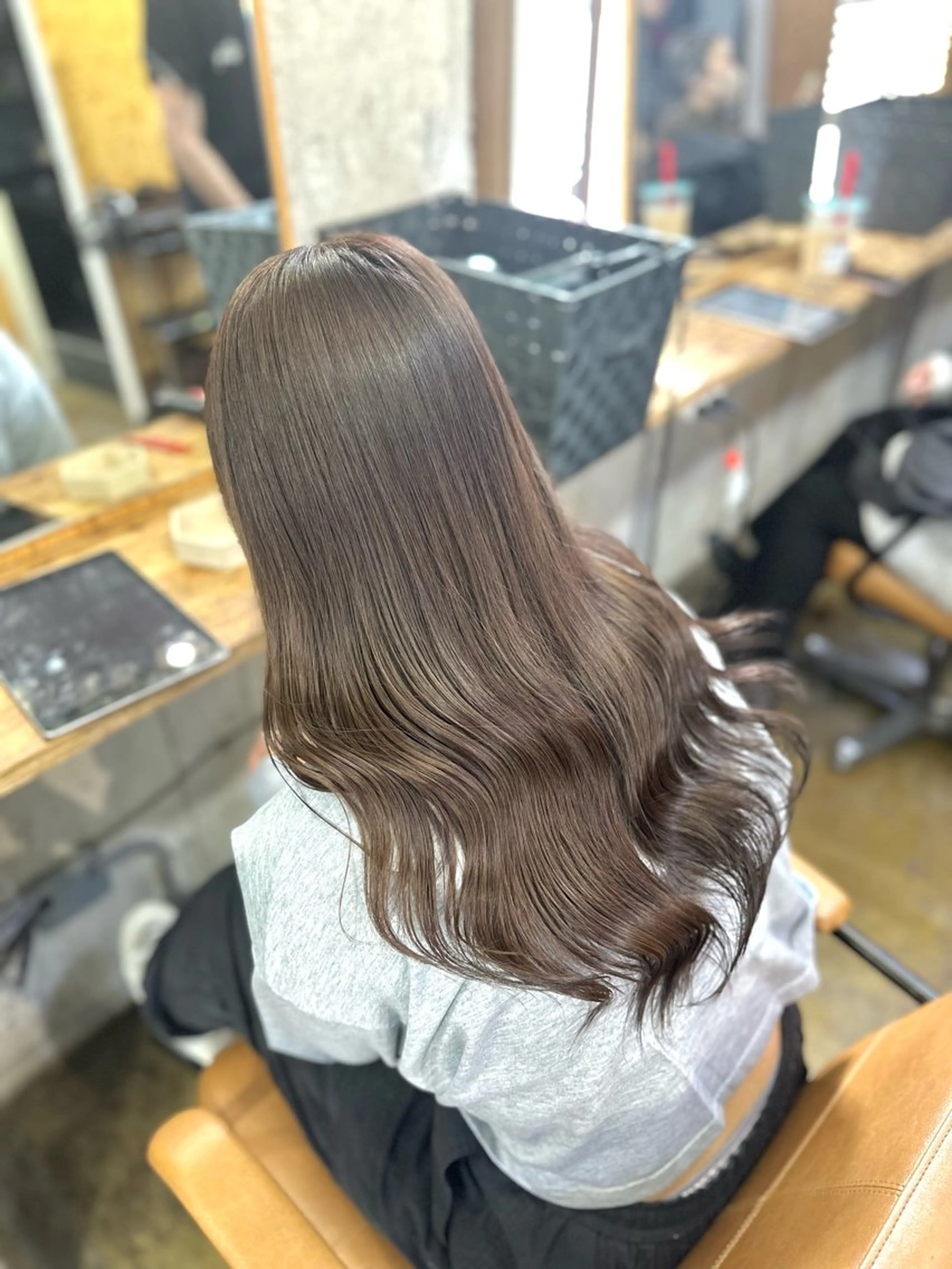 ロング カラー ヘアカラー ︎︎カイ ミズキ 🐰𝜗𝜚のヘアスタイル