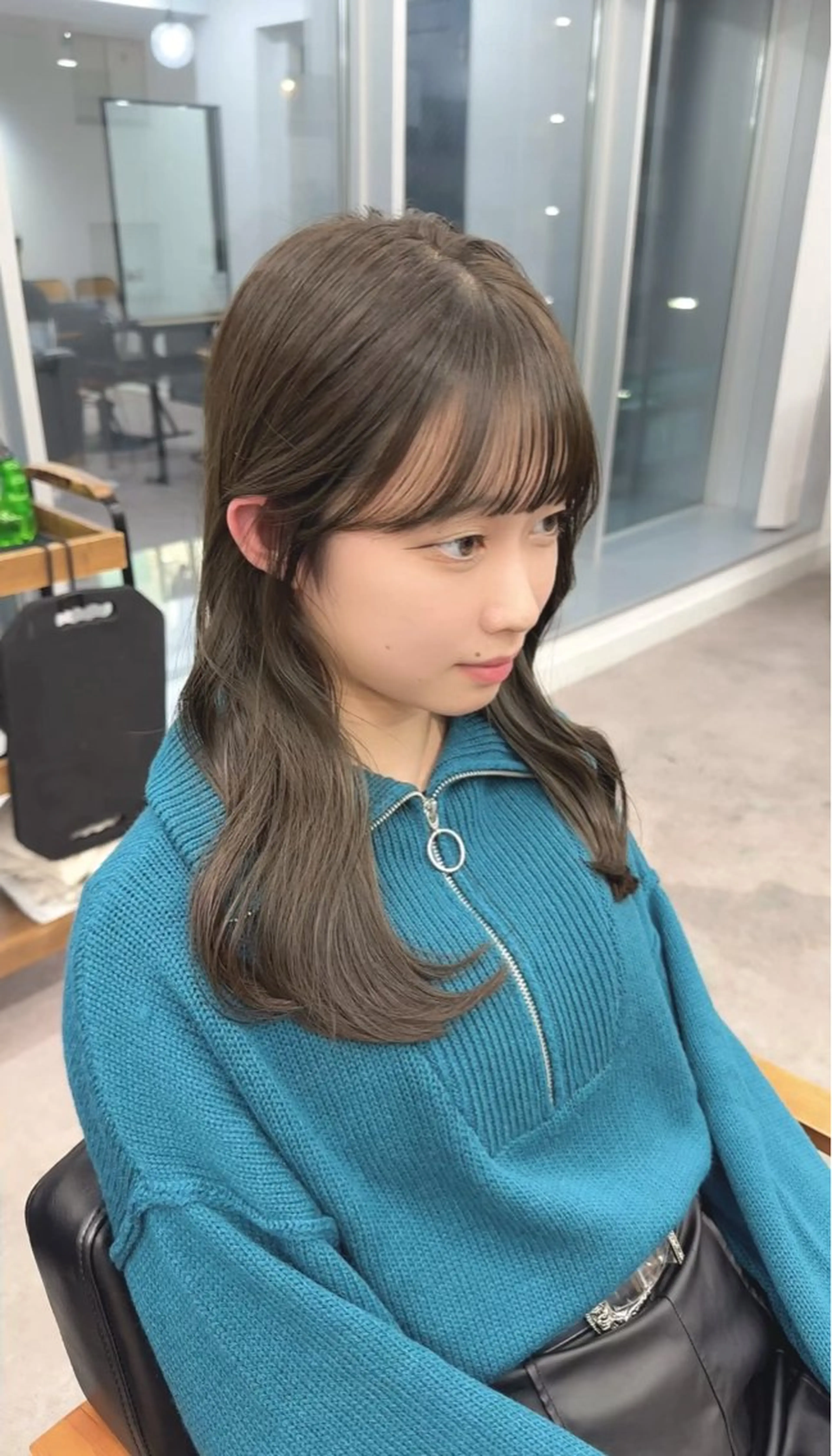 ロング カラー カット ヘアカラー トリートメント 美髪縮毛矯正🫧 艶カラー/スズカのヘアスタイル