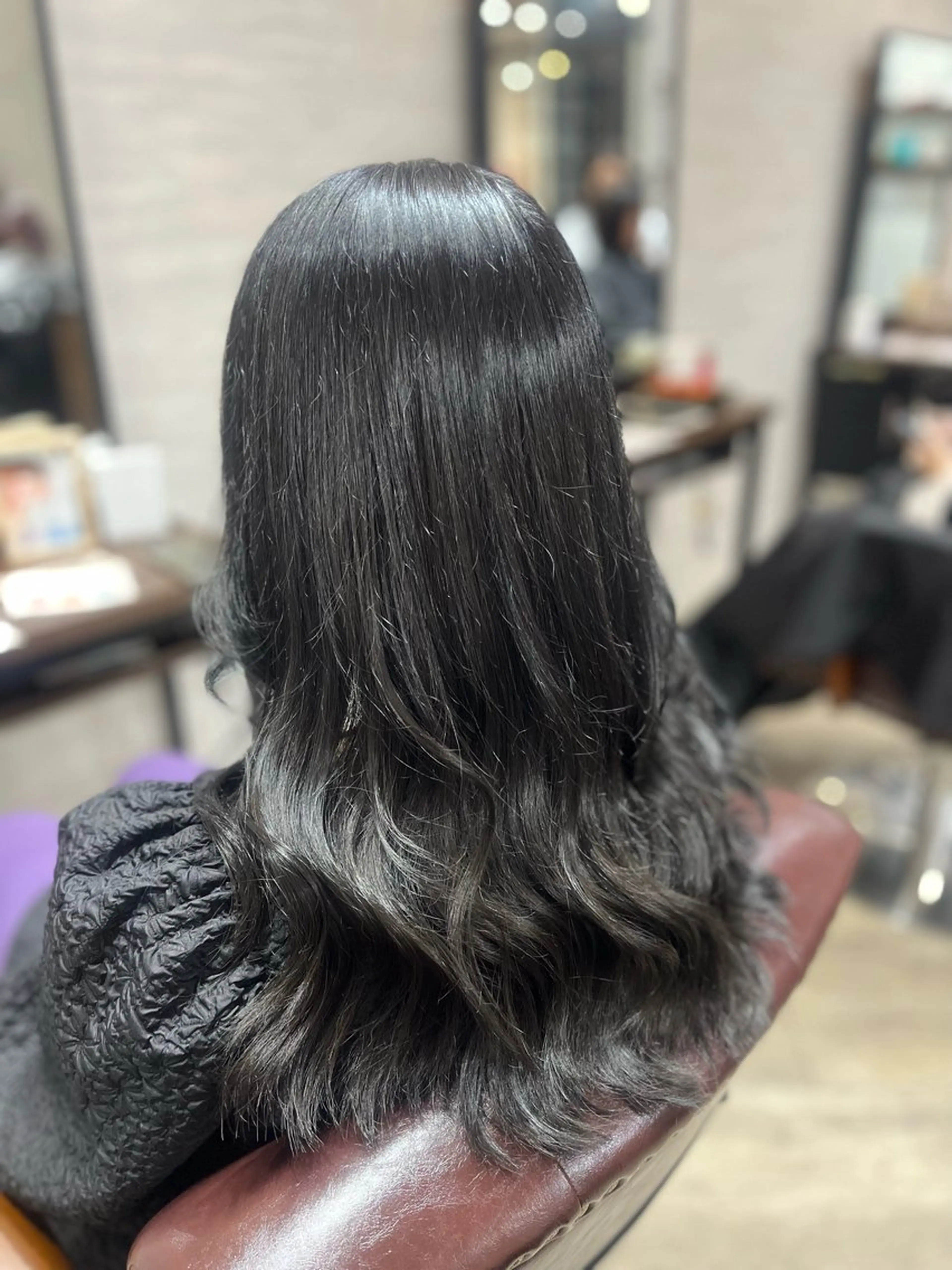 ロング カラー アッシュ 🫧ぷる艶カラー🫧 Yuubi🦩のヘアスタイル