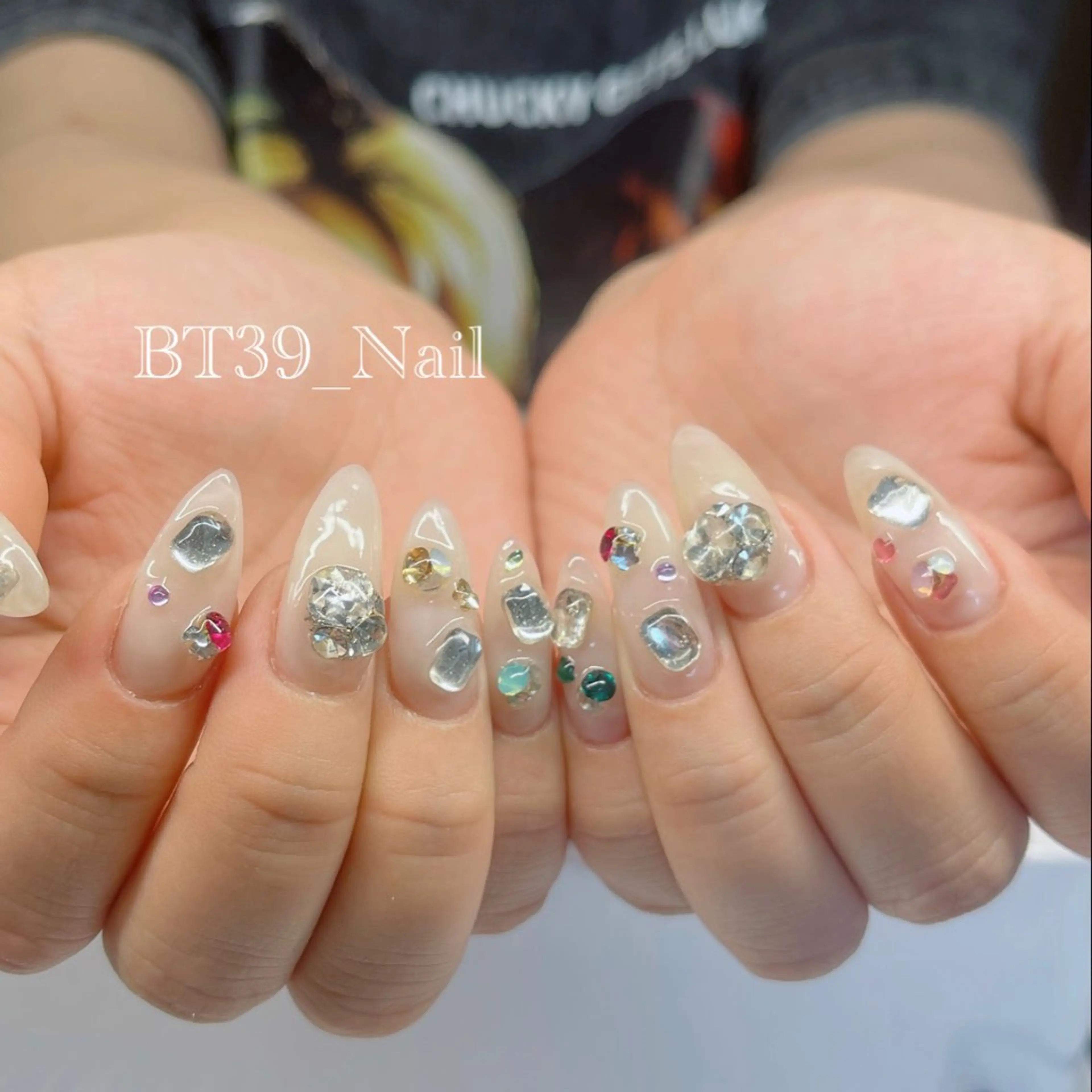 ネイル 韓国ネイル 持ち込み ニュアンスネイル シンプルネイル BT39_Nail所属・BT39 Nailのネイルデザイン