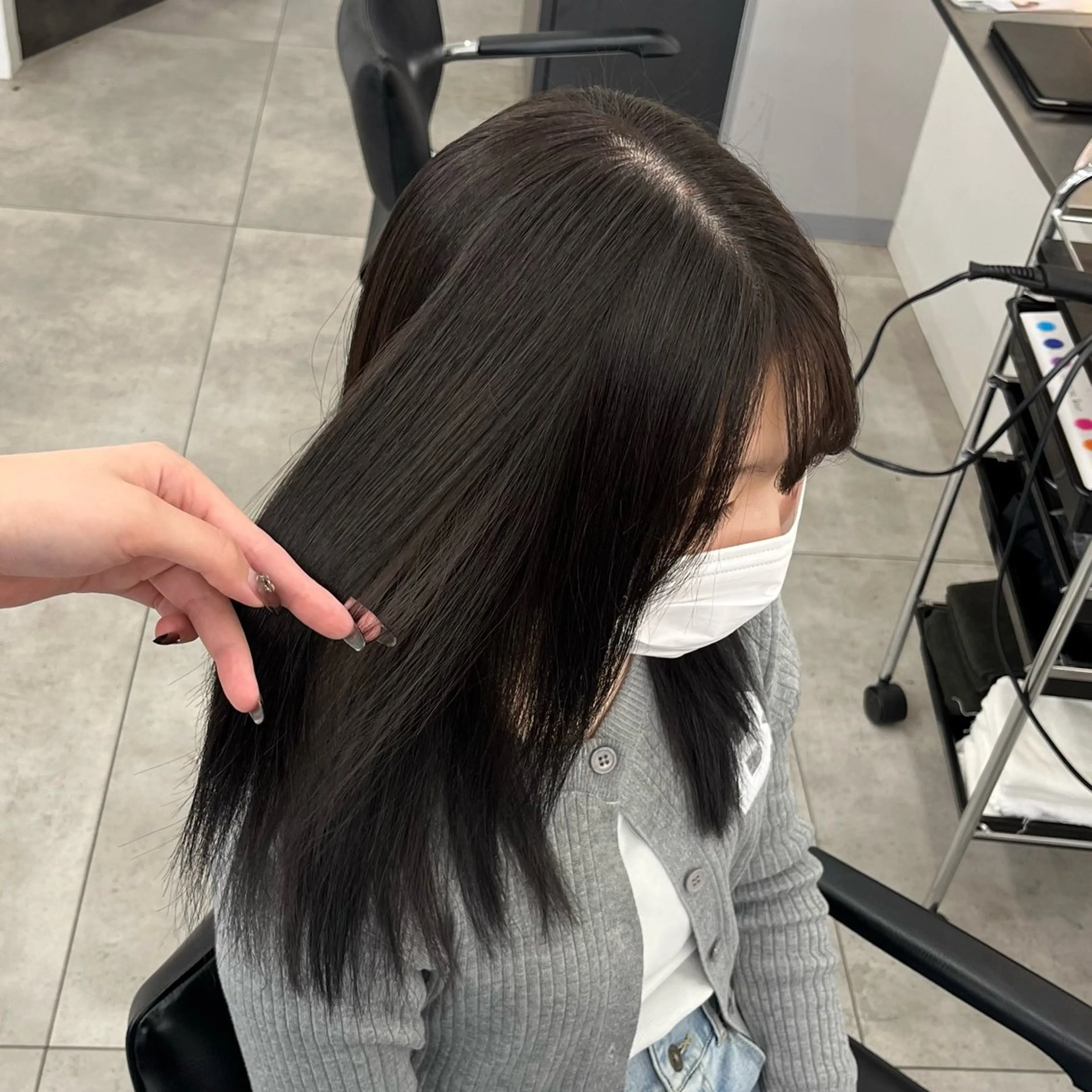 ミディアム カット ヘアカラー トリートメント ☘ ́レイヤー/ボブ maya☘ ́のヘアスタイル