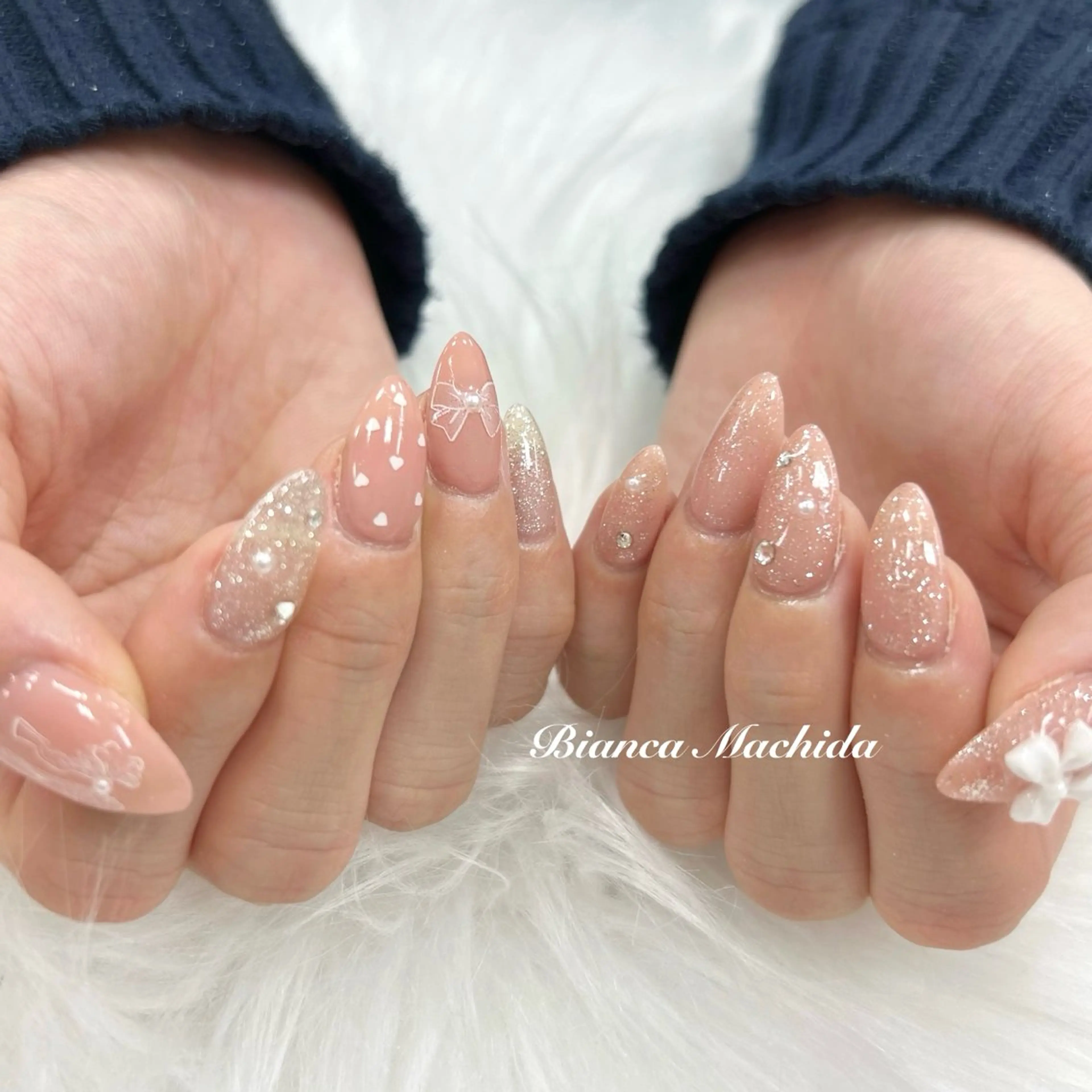 ネイル ハンドネイル ハンドケア Bianca 🪽 Nakajimaのネイルデザイン