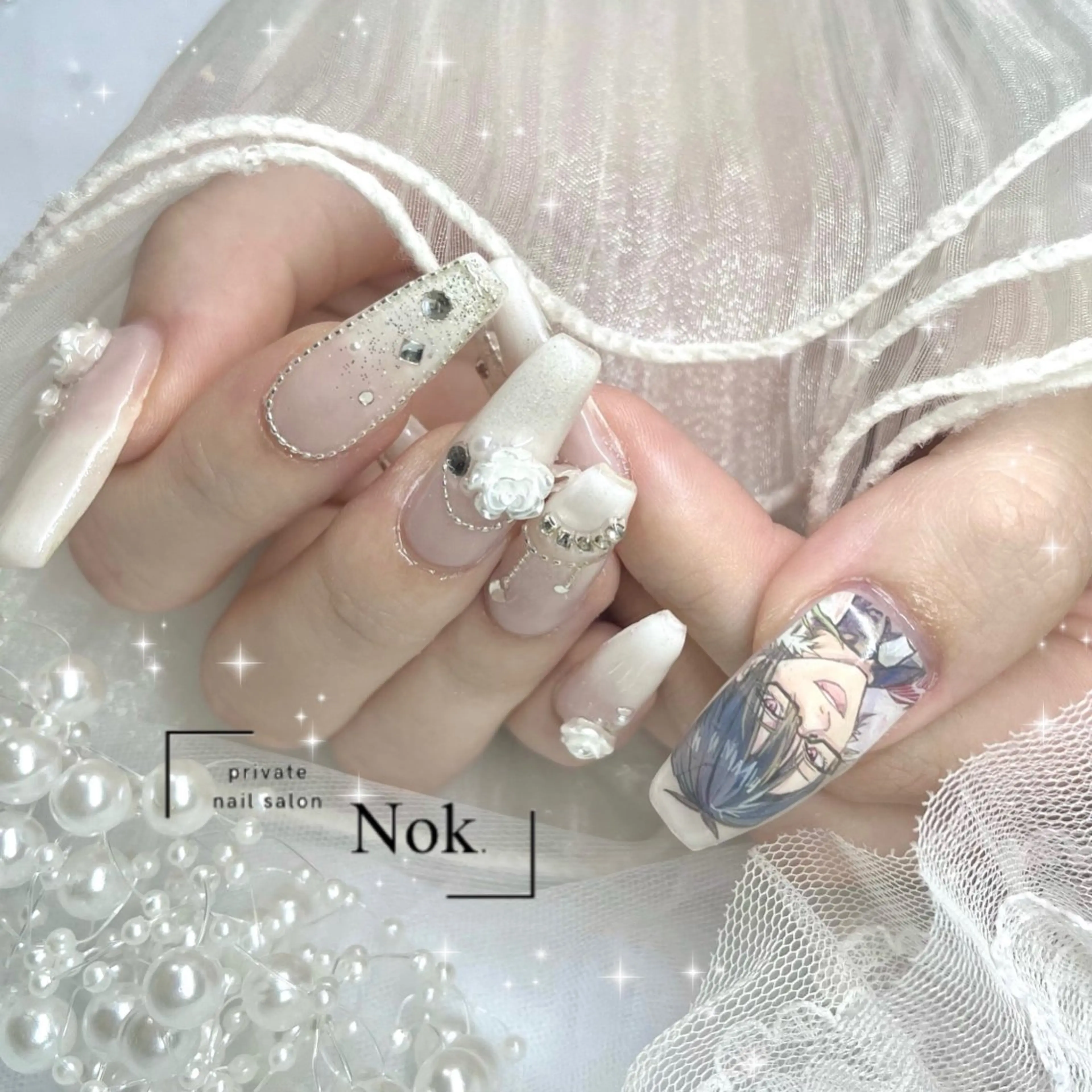 ネイル ハンドネイル 池袋痛ネイル Nok. 渡辺のネイルデザイン