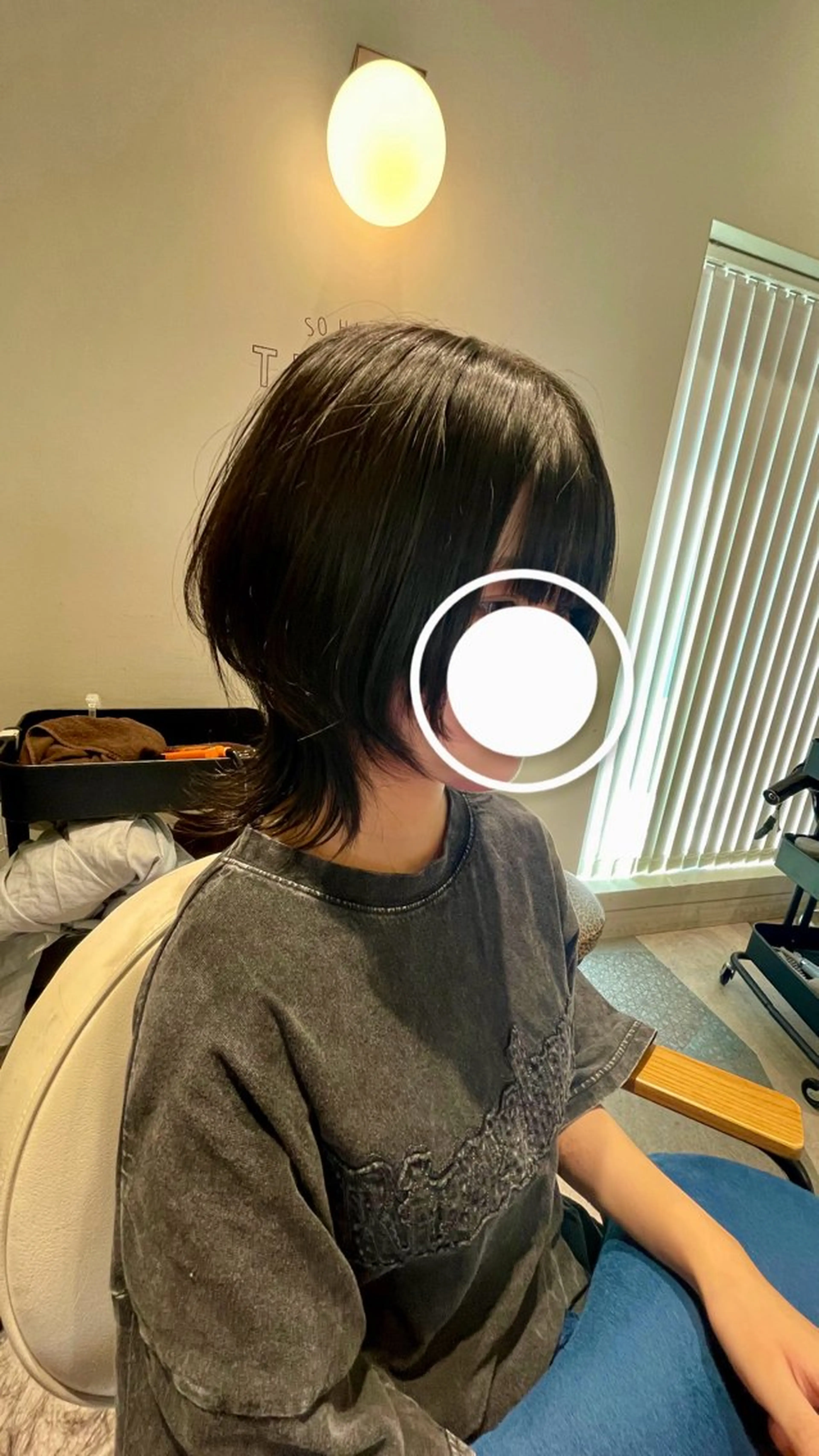 セミロング 内藤 すずなのヘアスタイル