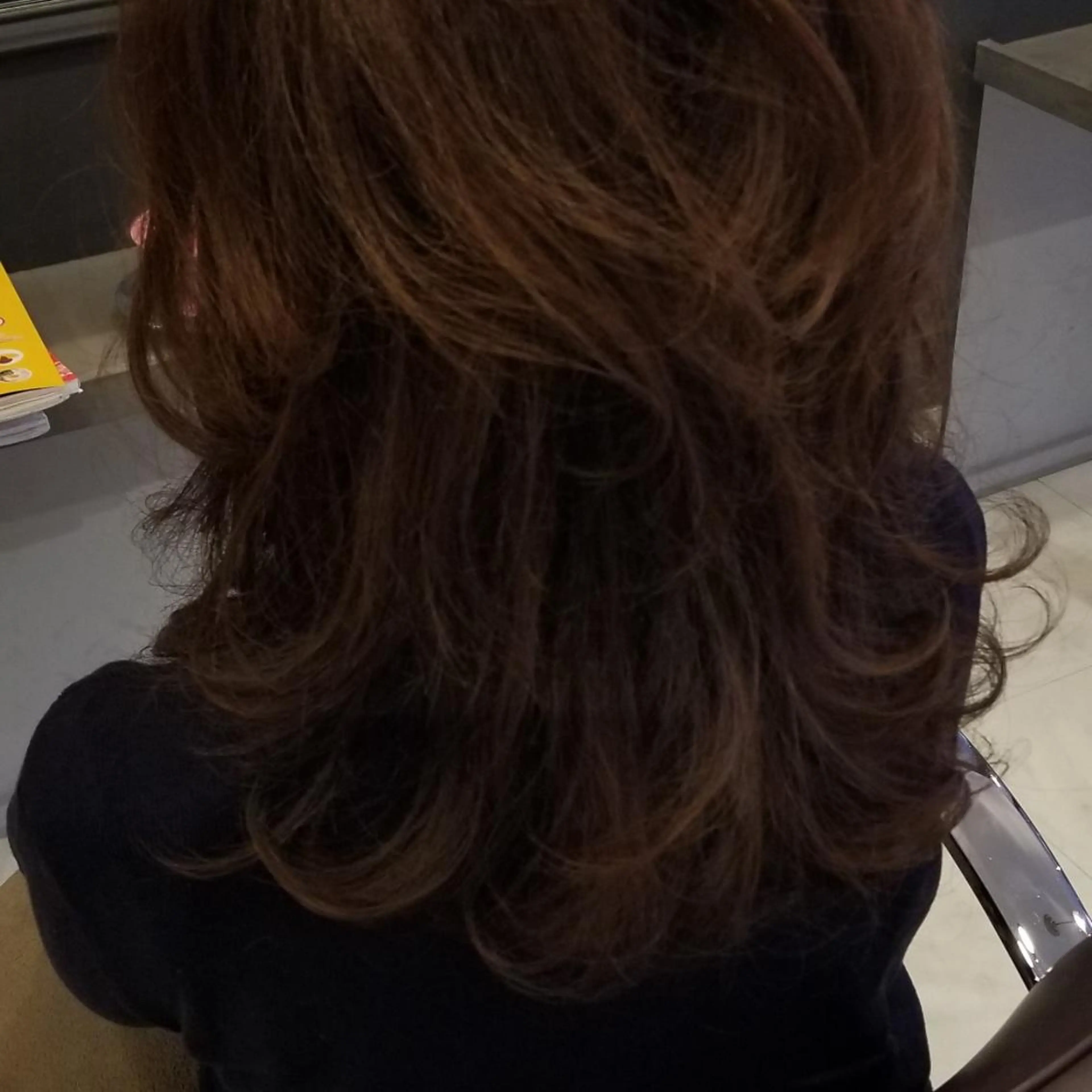 セミロング くせ毛 ヘアカラー Hair&Spa Fleur CHERE所属・HISANAGA YUKAのヘアスタイル