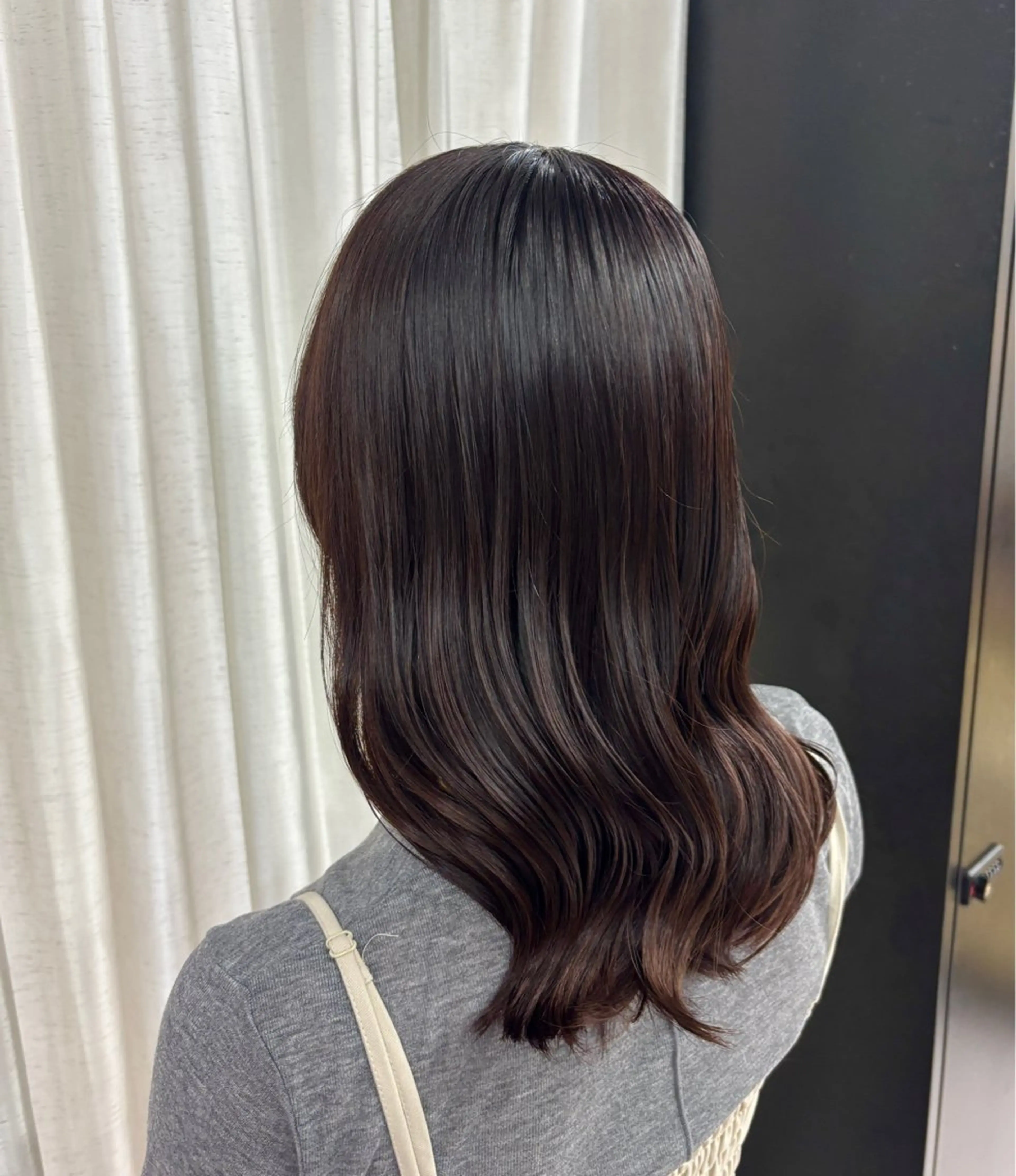 セミロング カラー ヘアカラー 透明感カラー🫧 𝐫𝐞𝐦𝐢🫧のヘアスタイル