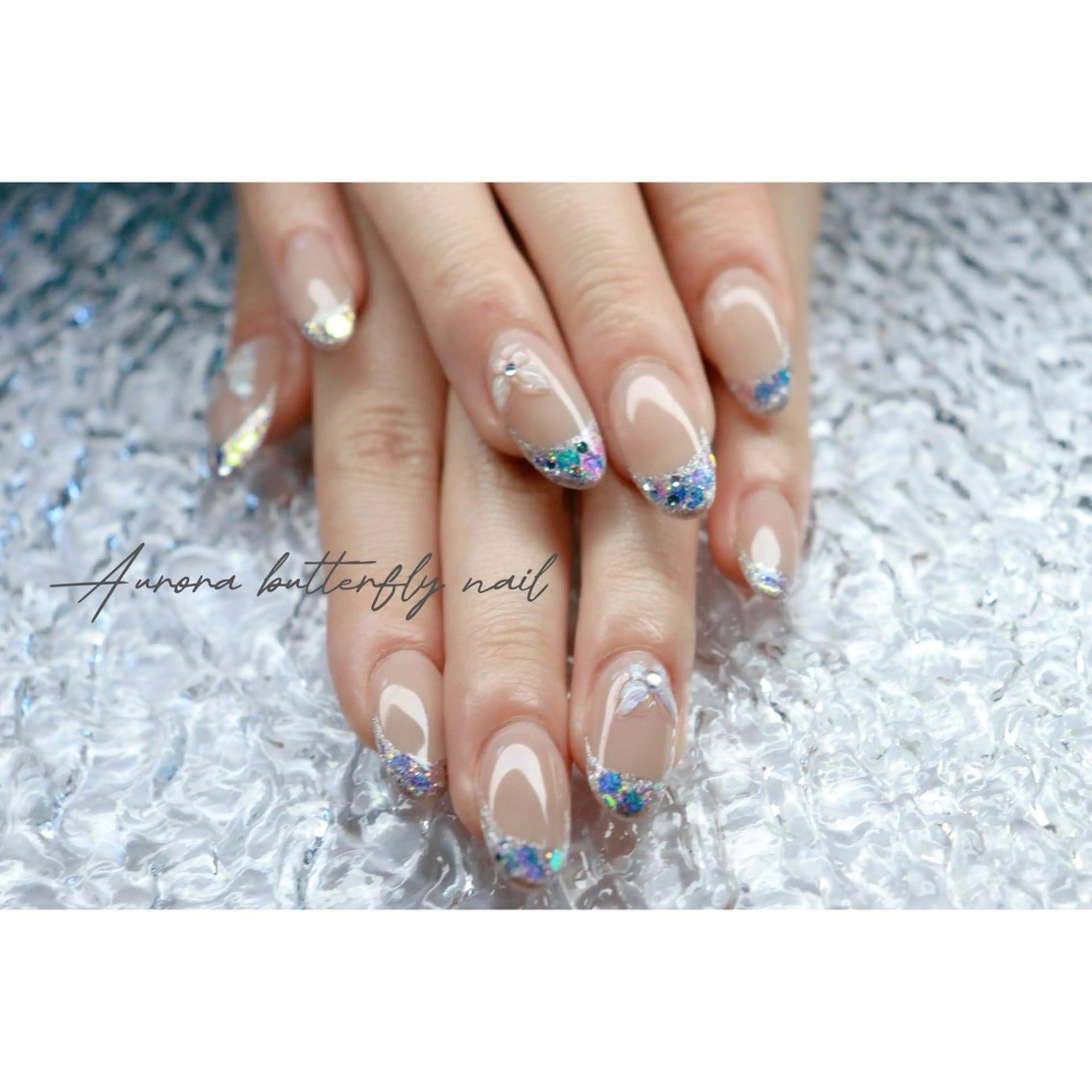ネイル オーロラネイル ハンドネイル mapple nailのネイルデザイン