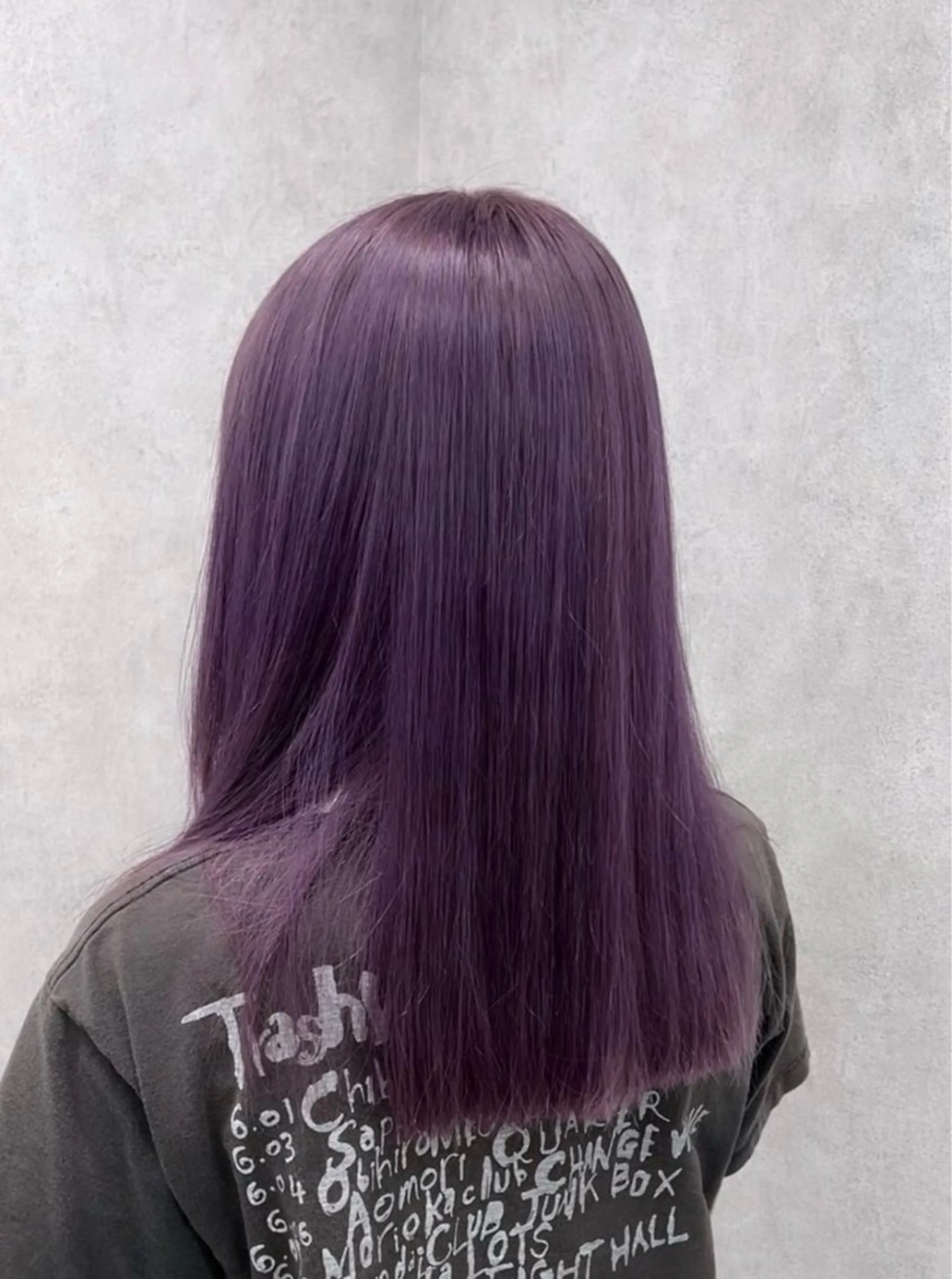 カラー ダブルカラー ラベンダーカラー 🩷hair salon dot. tokyo color 🩷所属・ハイトーンカラー ⌇Hao 🎀✮のヘアスタイル