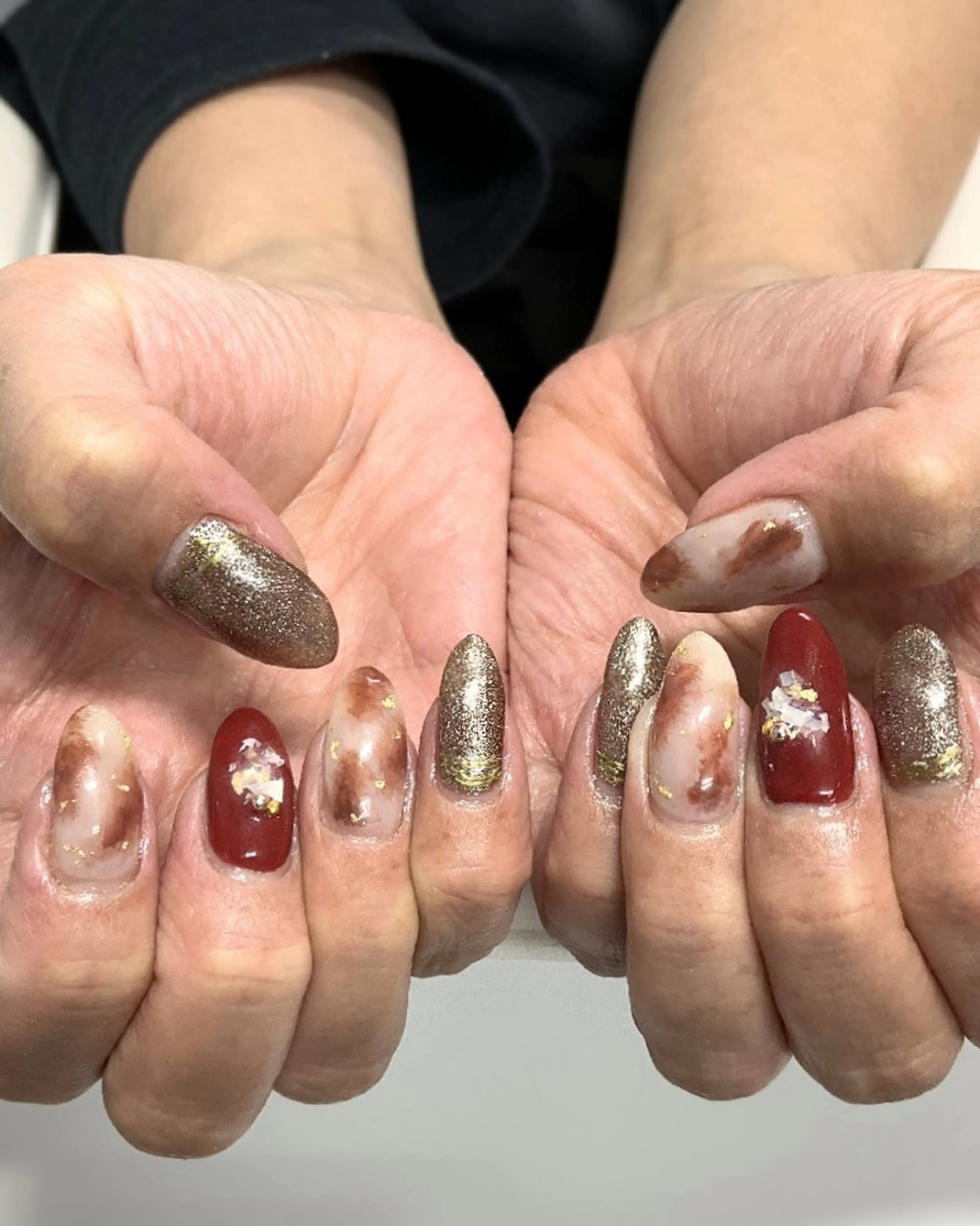 ネイル ボルドー 持ち込み Nail&Care LUMET【ルメ】のネイルデザイン