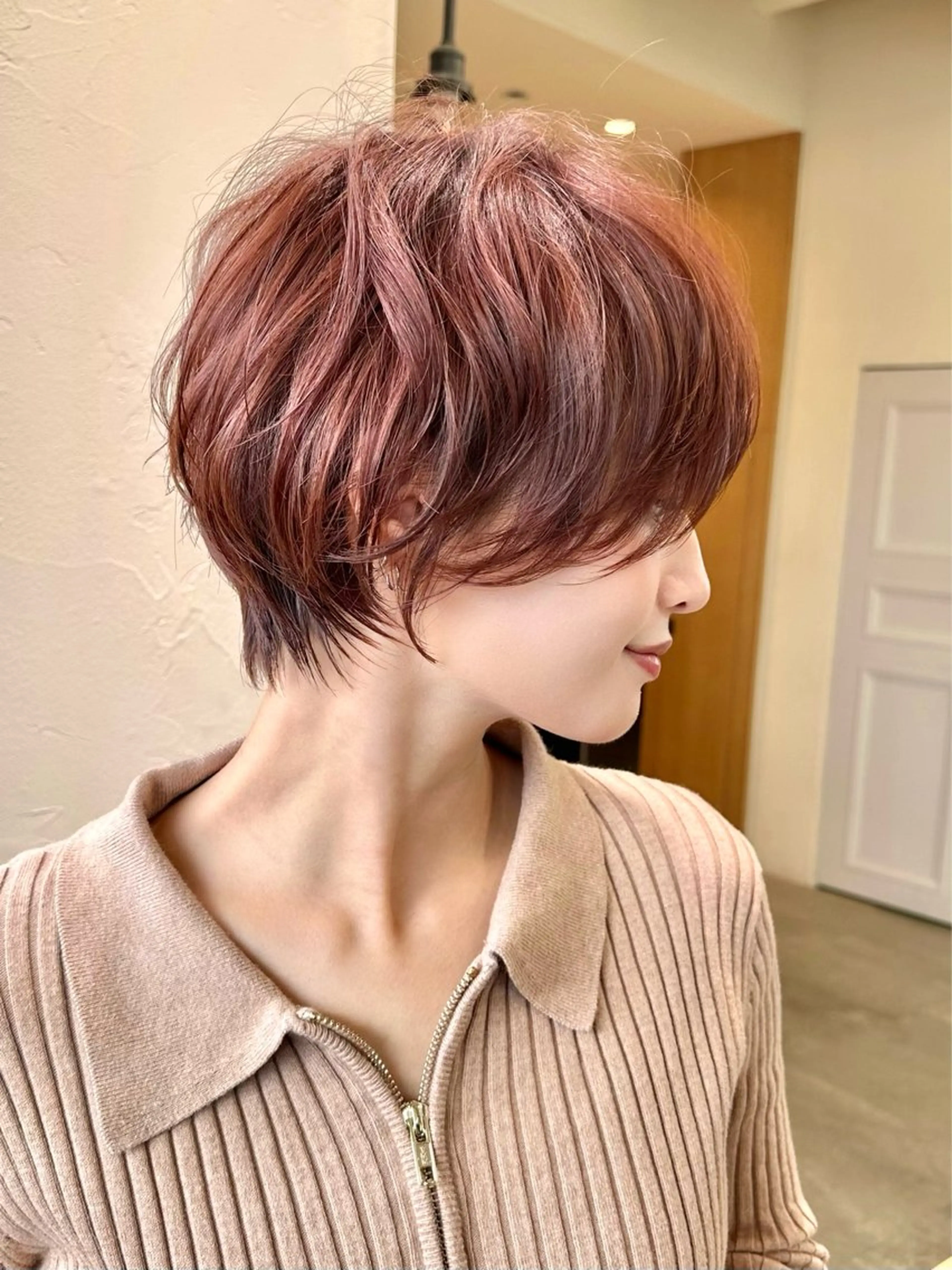 ショート カラー パーマ i.GINZA所属・似合わせショート広瀬 和輝のヘアスタイル