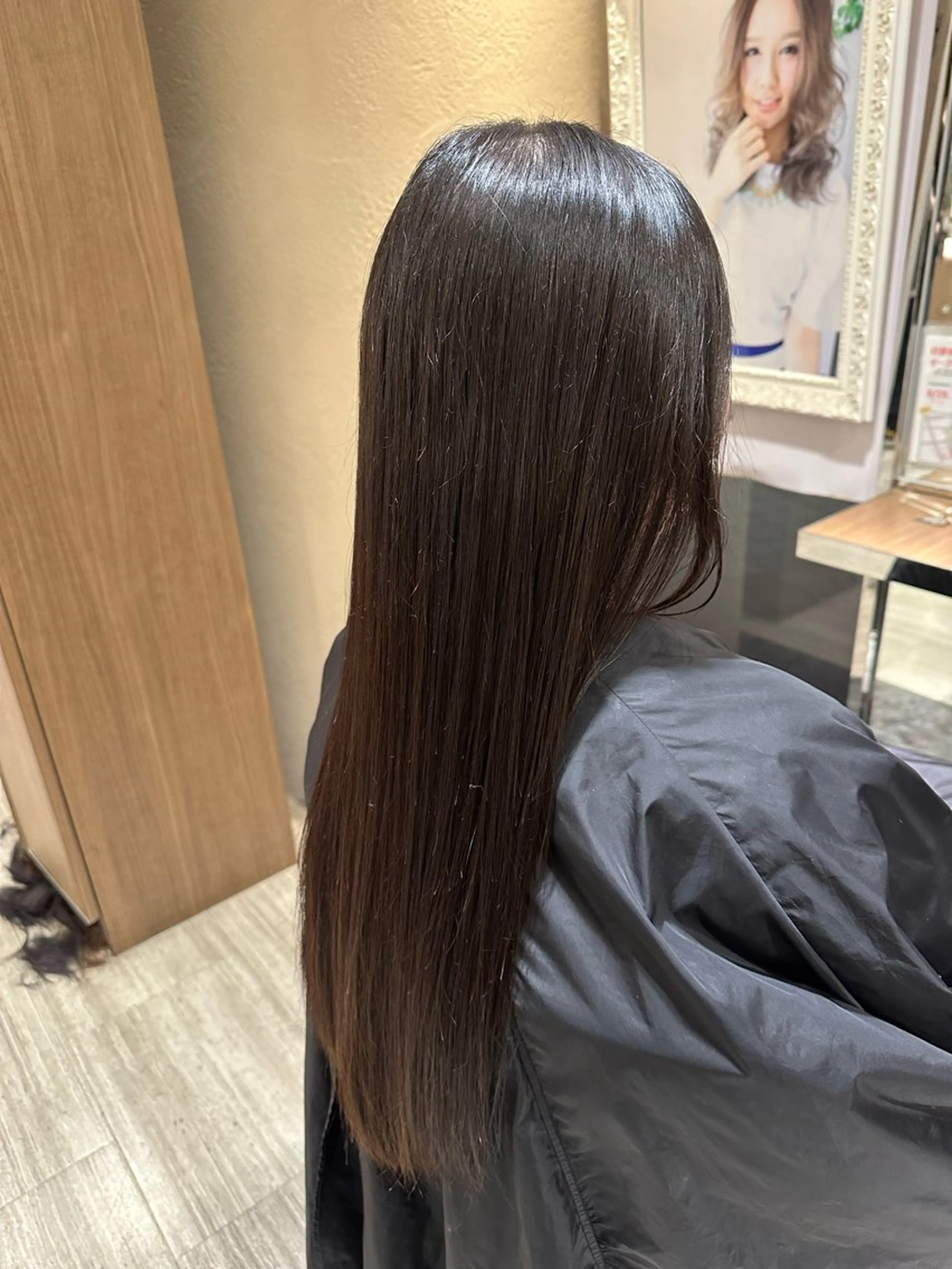 ロング 縮毛矯正 グランジュ京橋店所属・石田 頌のヘアスタイル