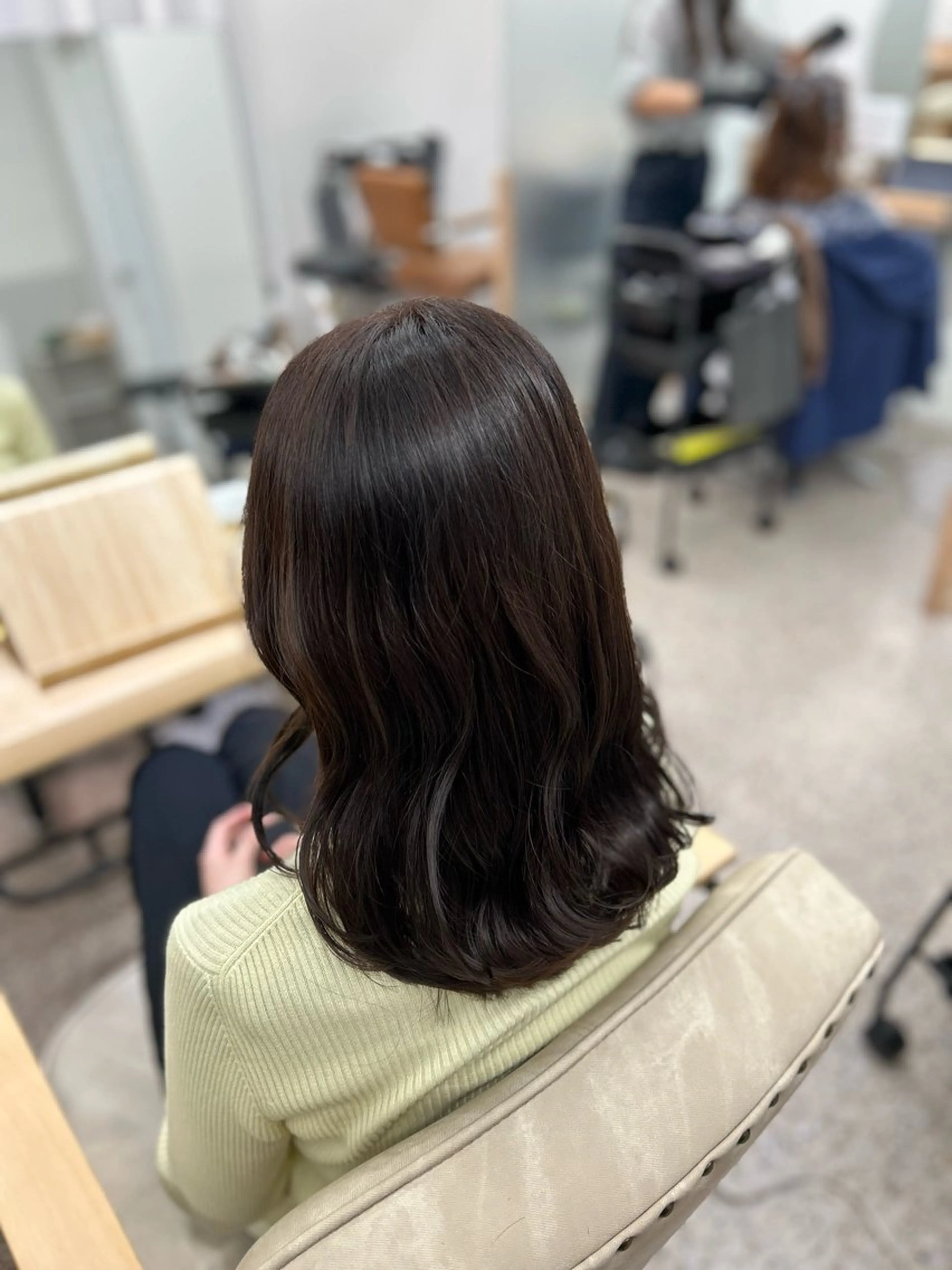 ミディアム 大野 優希のヘアスタイル
