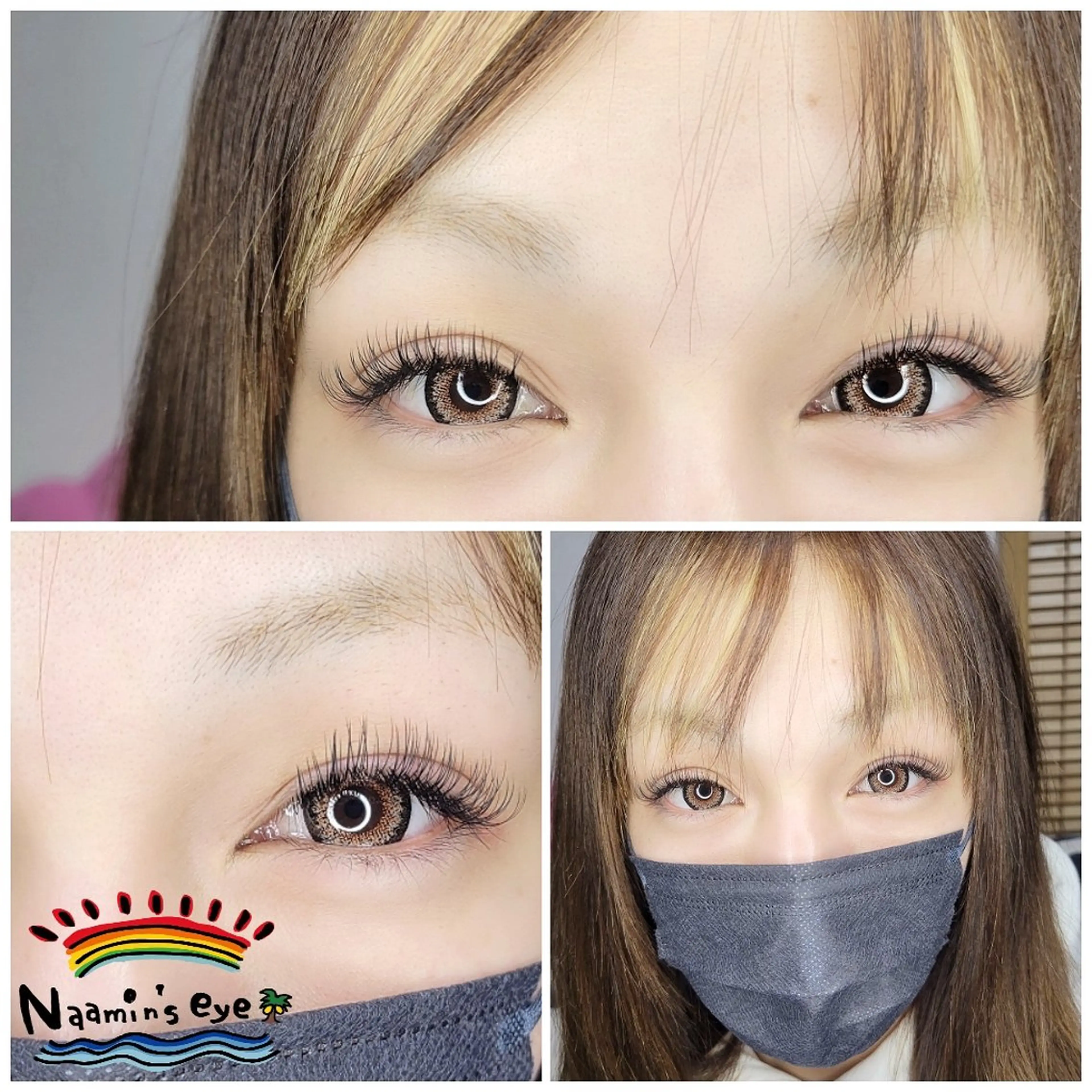 マツエク・マツパ CCカール Cカール フラットラッシュ Naamin's eye所属・Naamin's eyeのマツエク・マツパデザイン