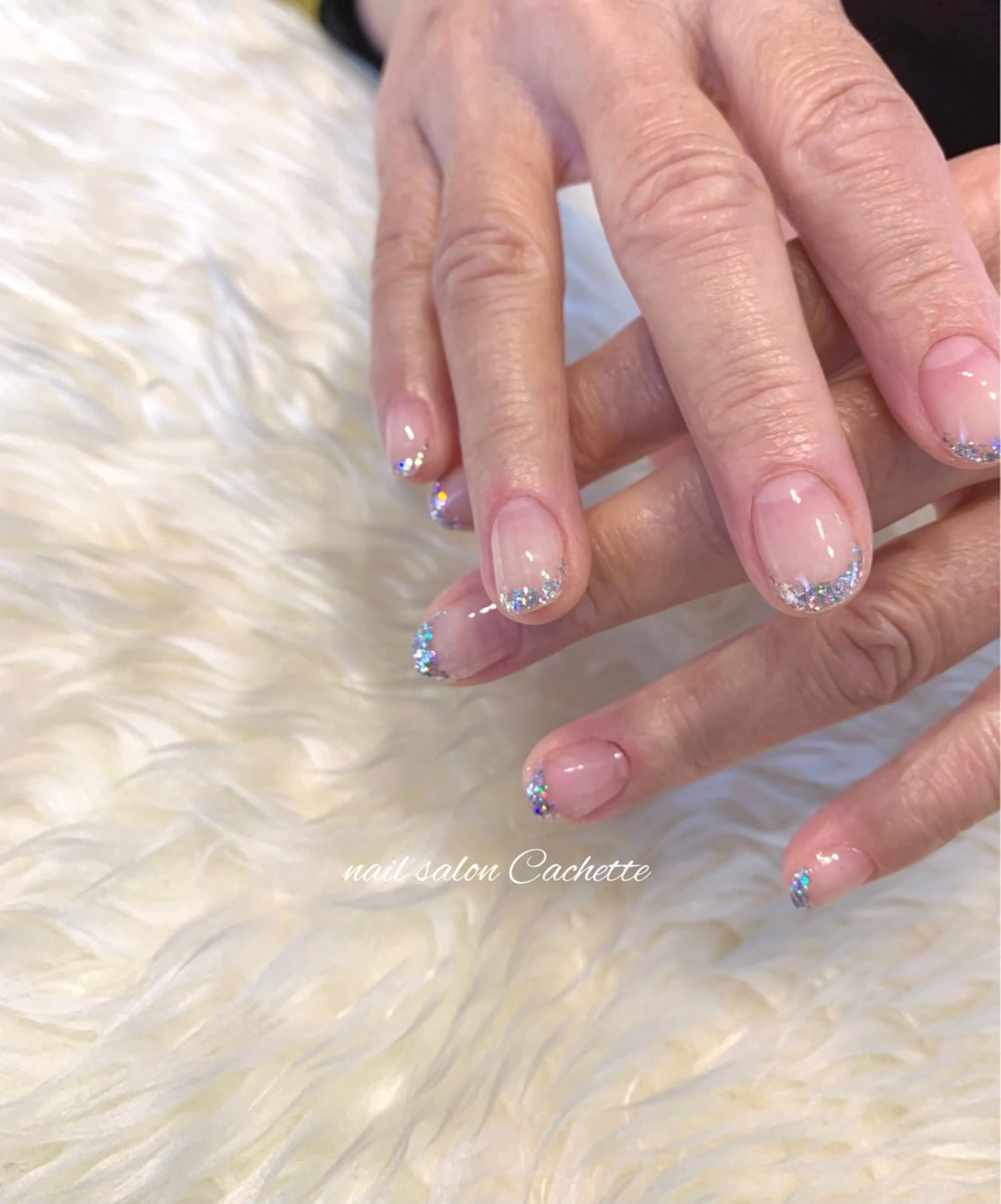 ネイル ラメ(グリッター) ✧Cachette✧ YUKARIのネイルデザイン