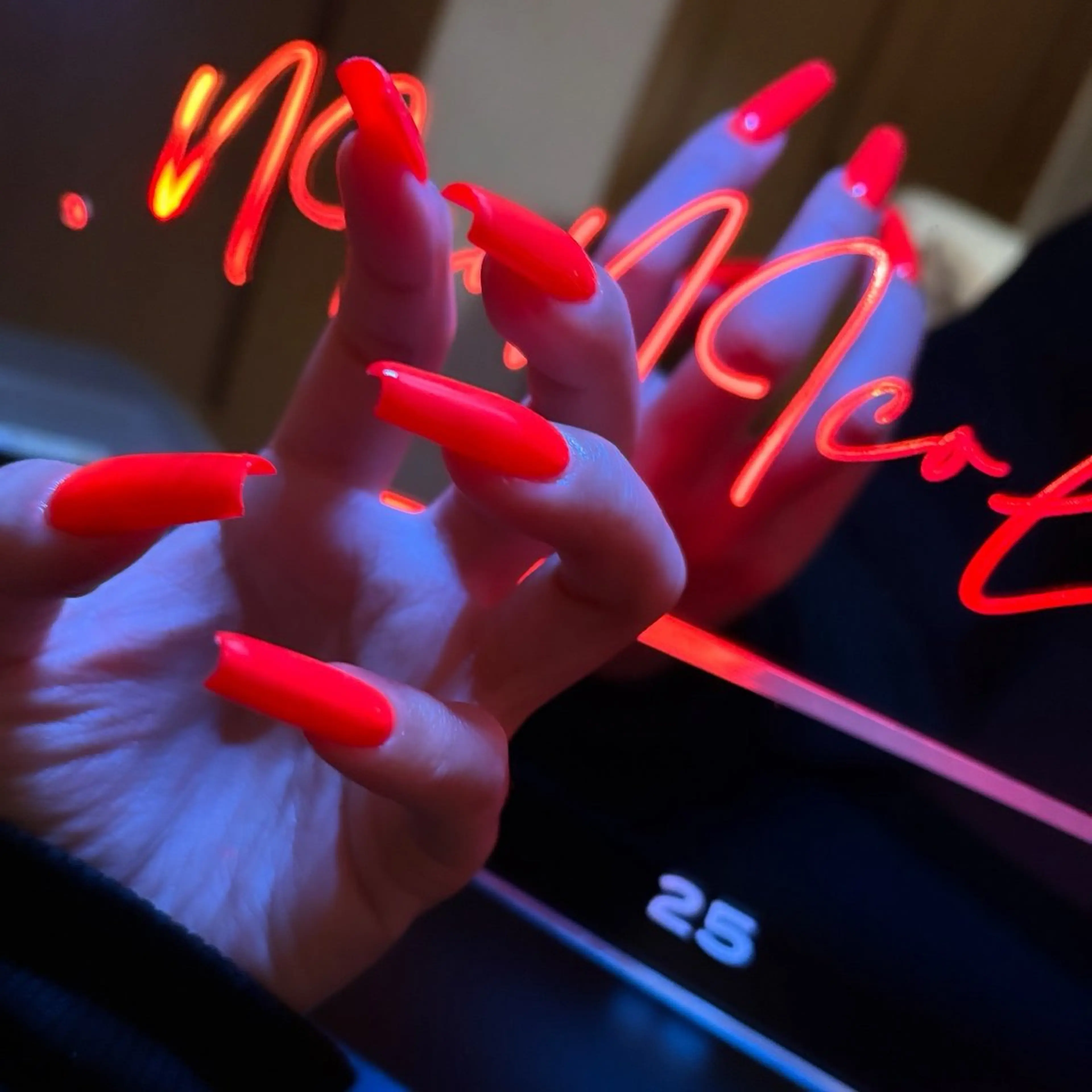 長さだし10本🩵ノーマルカラー・ラメの写真