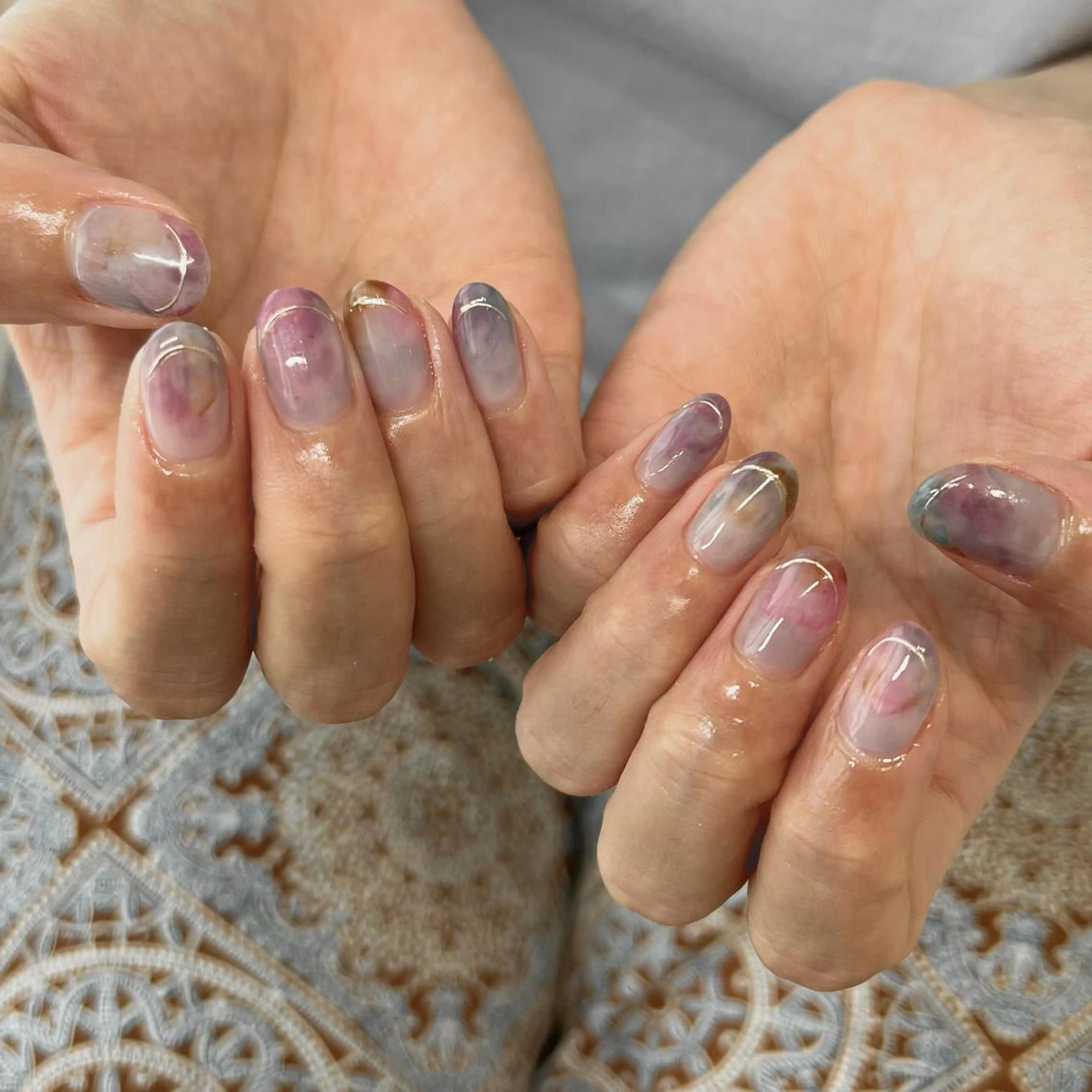 ショート ネイル ハンドネイル REVIA_nail maiのネイルデザイン