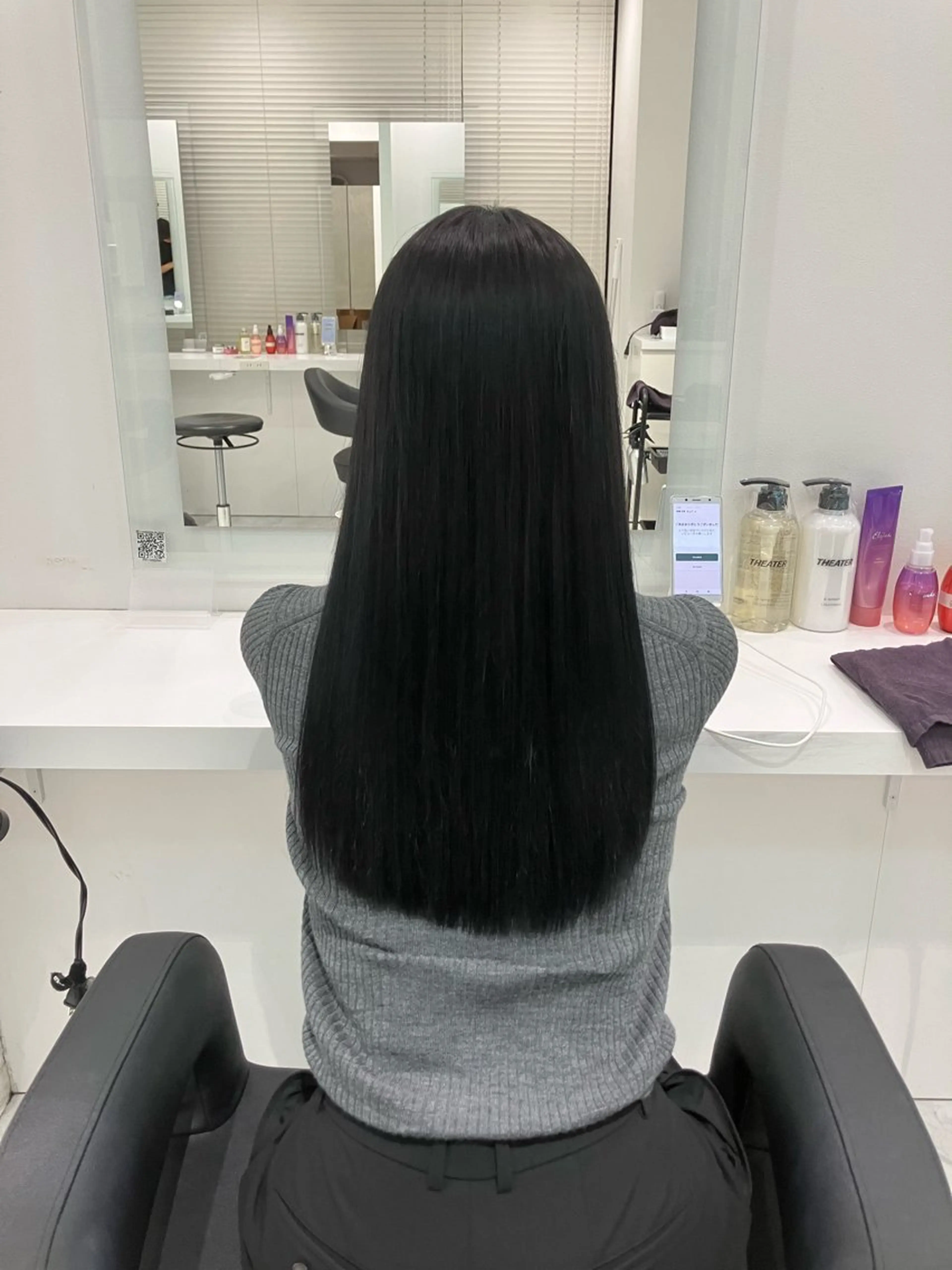 ロング カラー ヘアアレンジ 🫧透明感ラベンダー 似合わせ🫧あい🫧のヘアスタイル