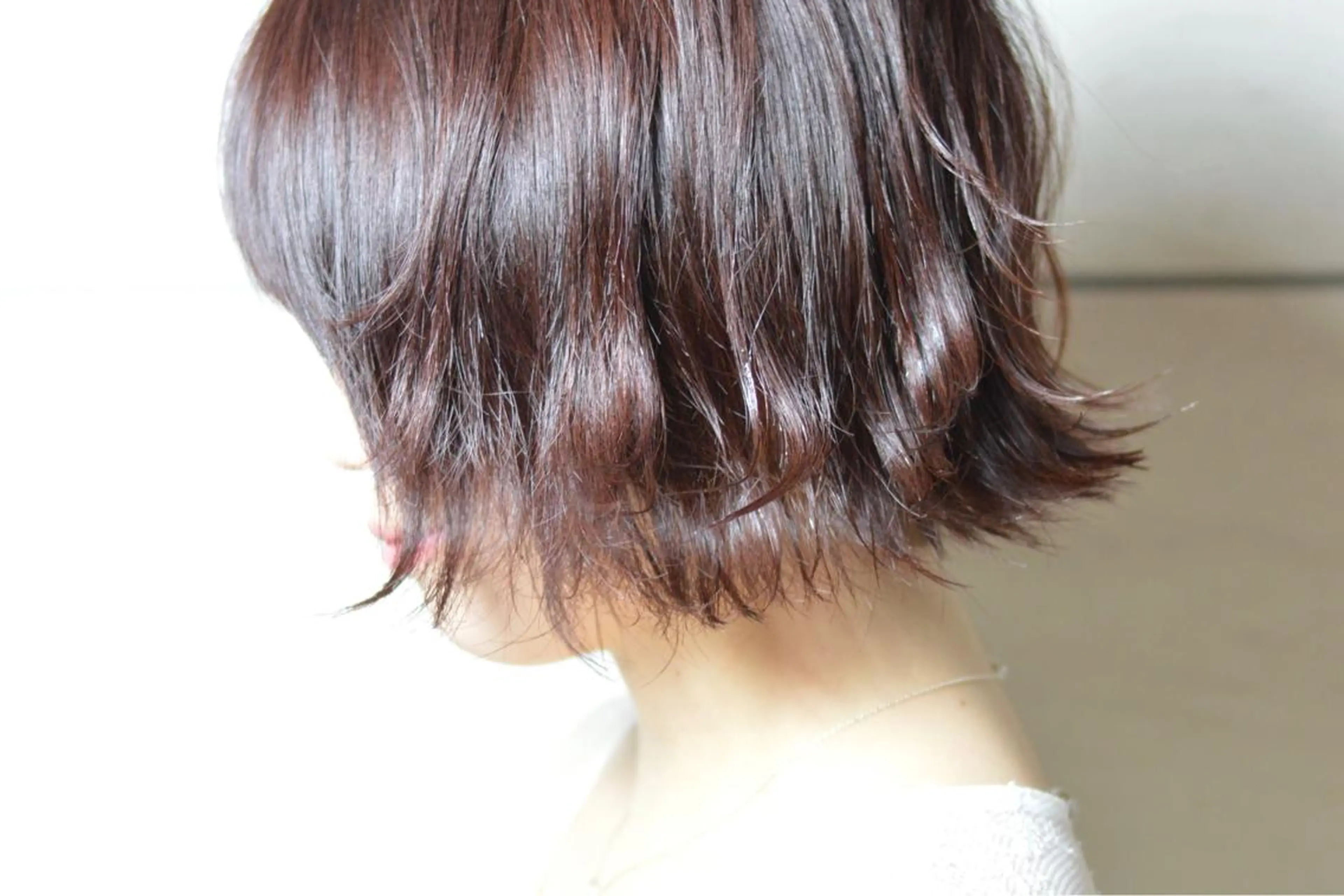 ショート パーマ ボブ 外ハネヘア テラモト カズヨシのヘアスタイル