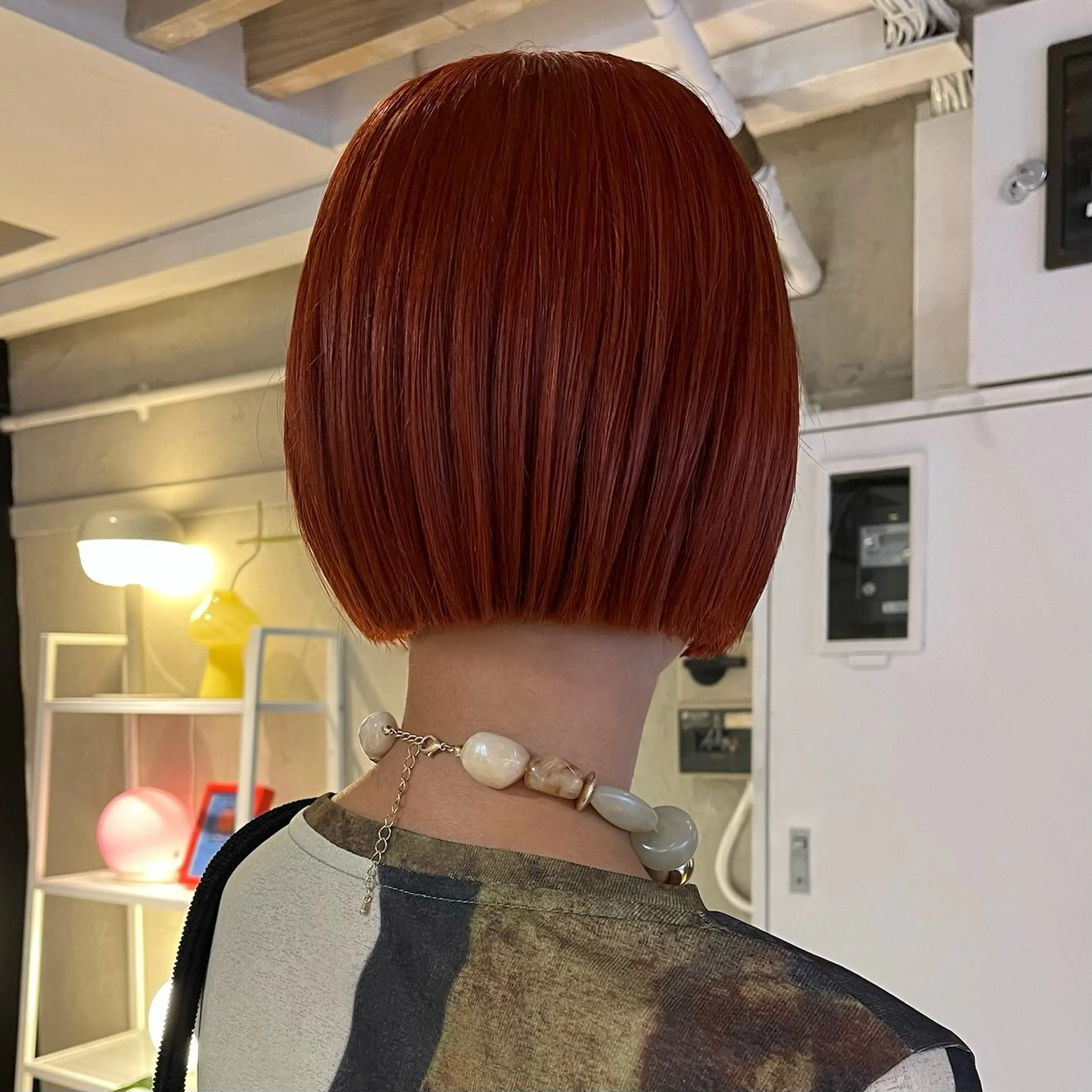 ショート カラー ヘアアレンジ ボブハイトーン🦖 デザインMAMIのヘアスタイル